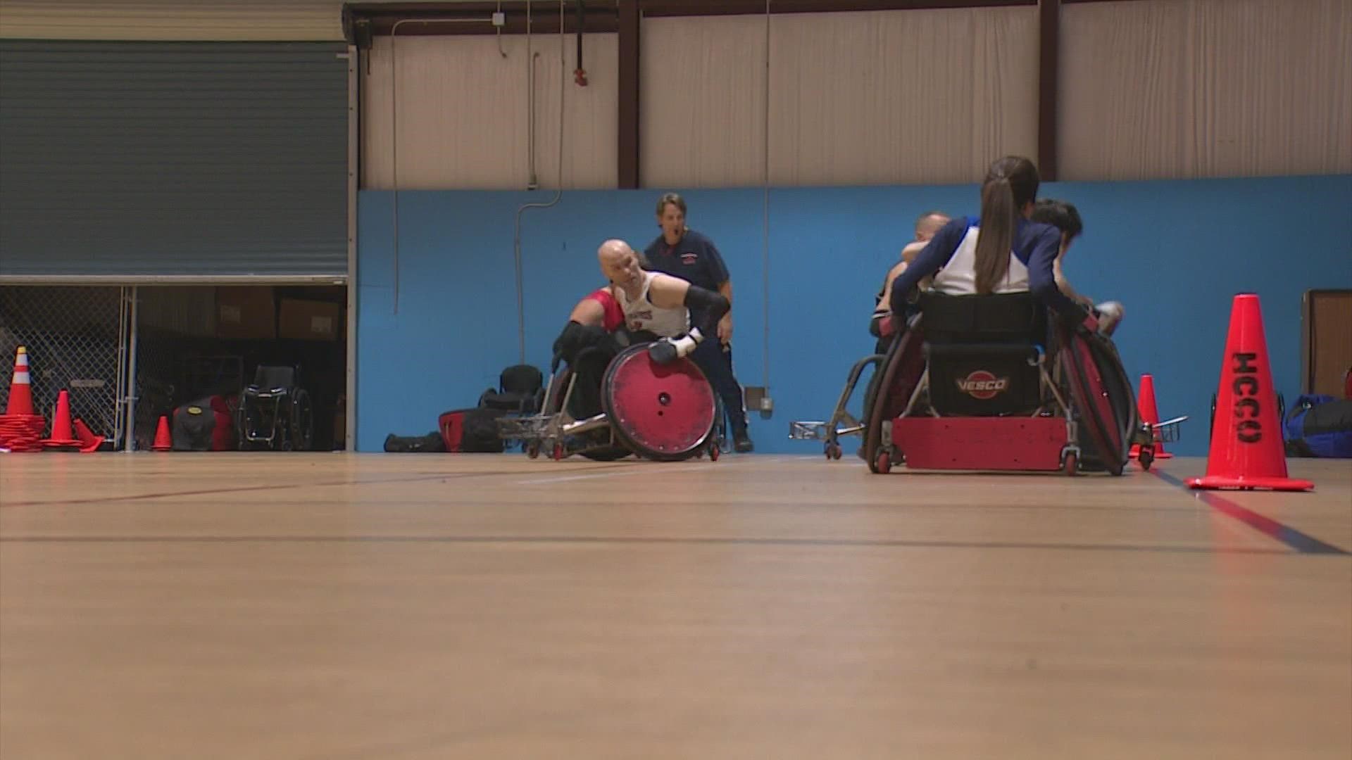 The first national tryout for the USA Low Point Wheelchair Rugby Team is being held this weekend in southwest Houston.