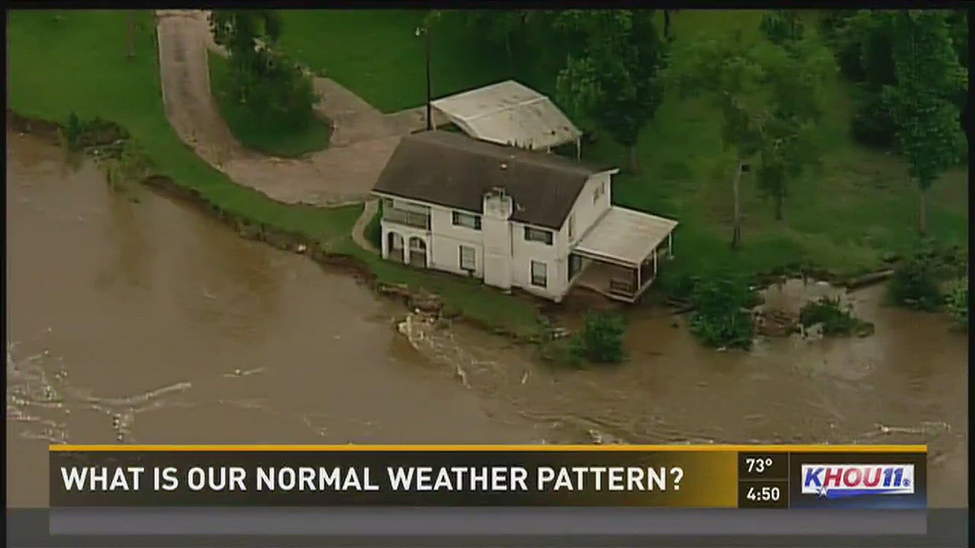 KHOU 11 Chief Meteorologist David Paul explains what is a normal weather pattern for the city of Houston. Paul looks back at the history of flooding in the Houston area.