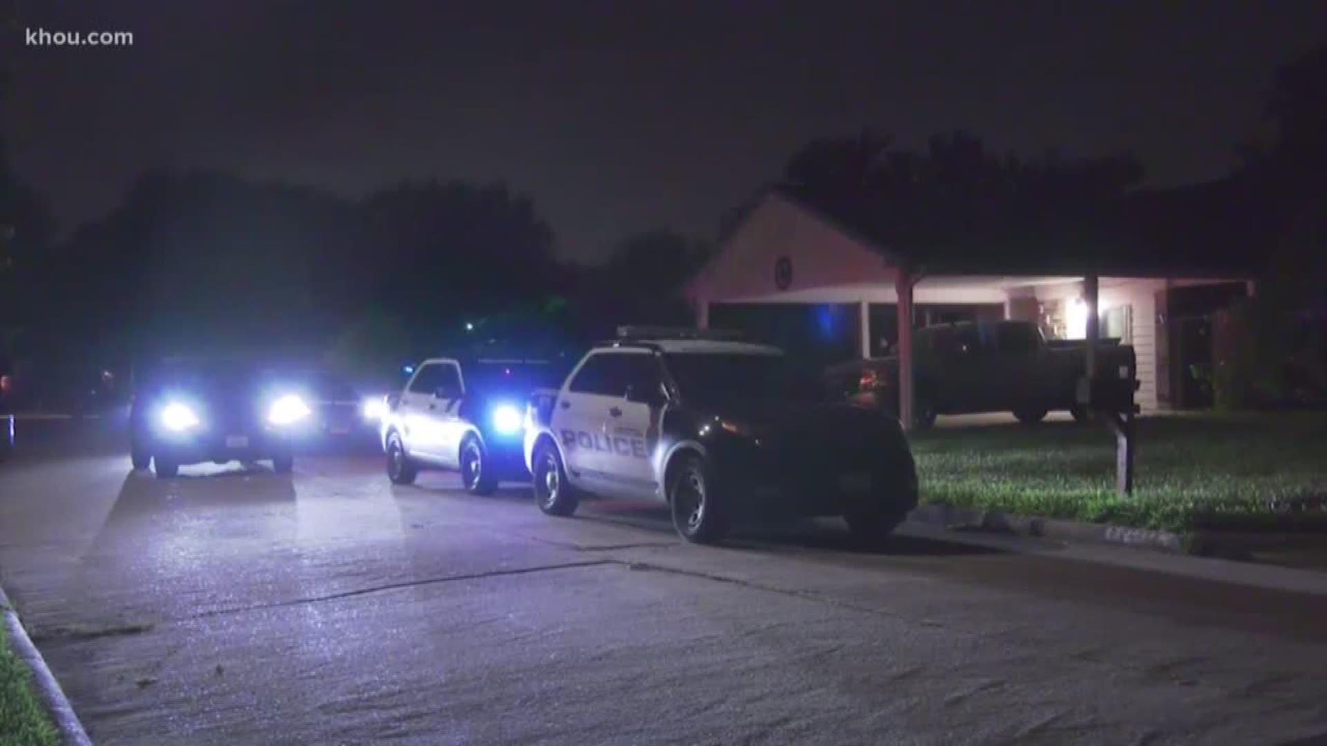 A group of burglars are on the run after a home invasion in southwest Houston. The homeowner was shot in the leg, but he is expected to survive.
