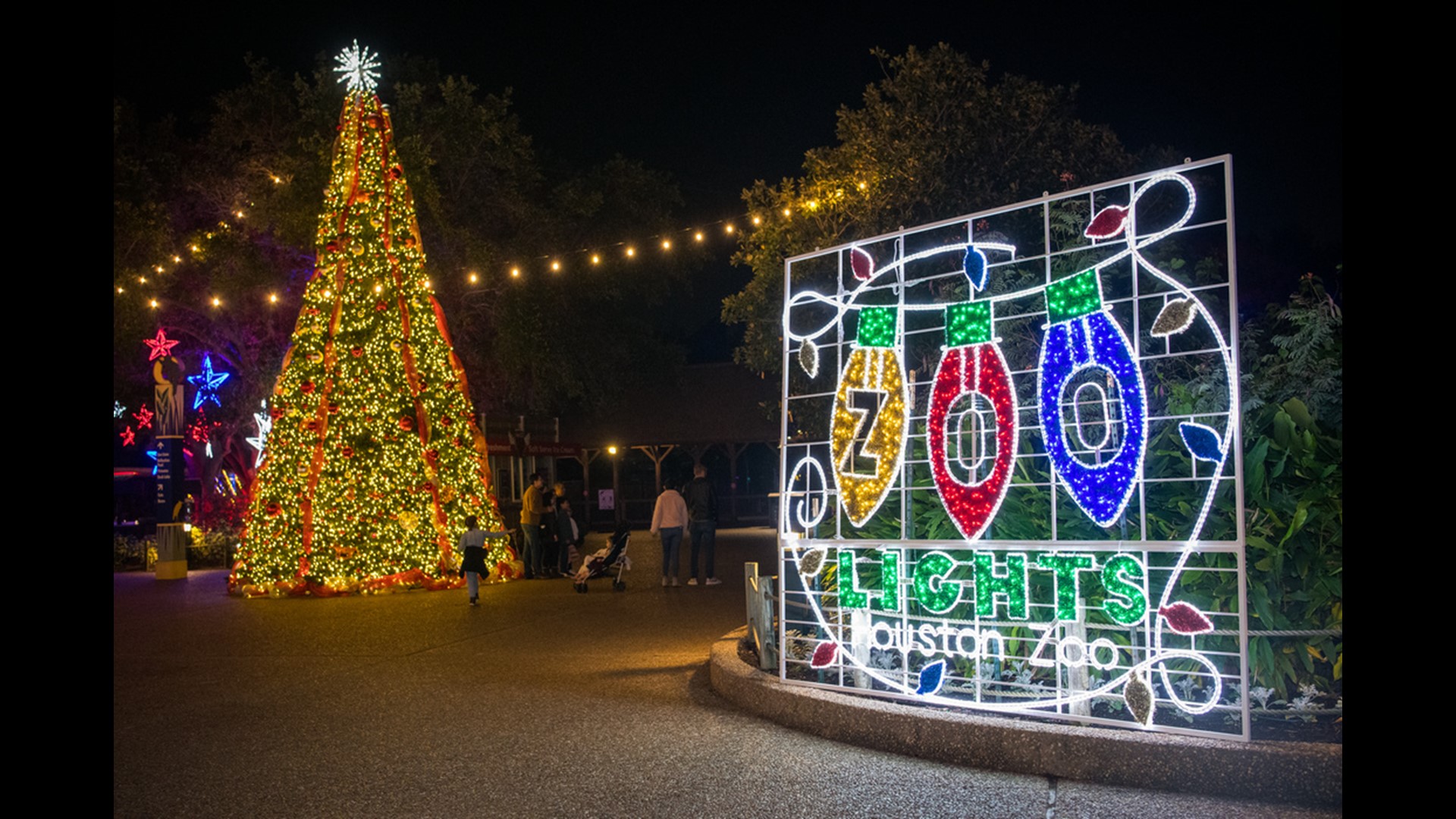 Where to see Christmas lights in Houston area
