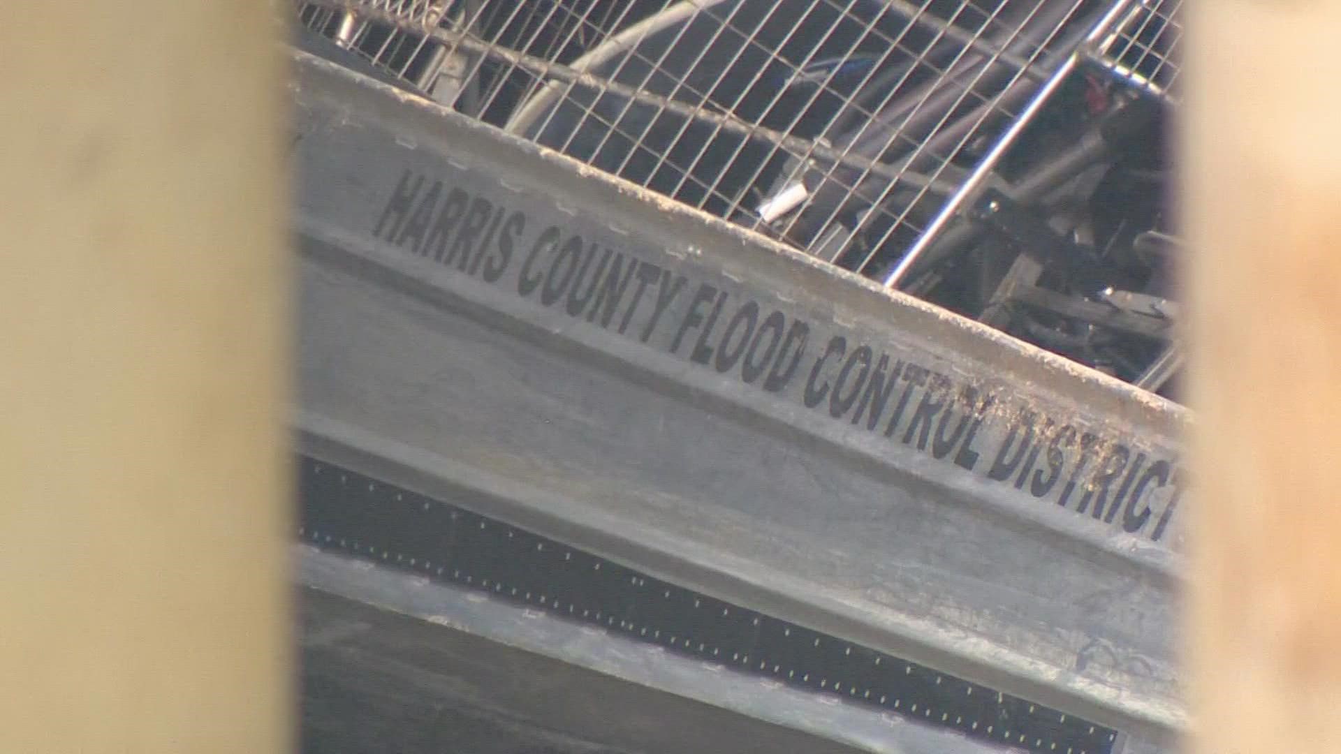 Several Harris County Flood Control District workers were injured Tuesday in a boat crash in west Houston, according to authorities.