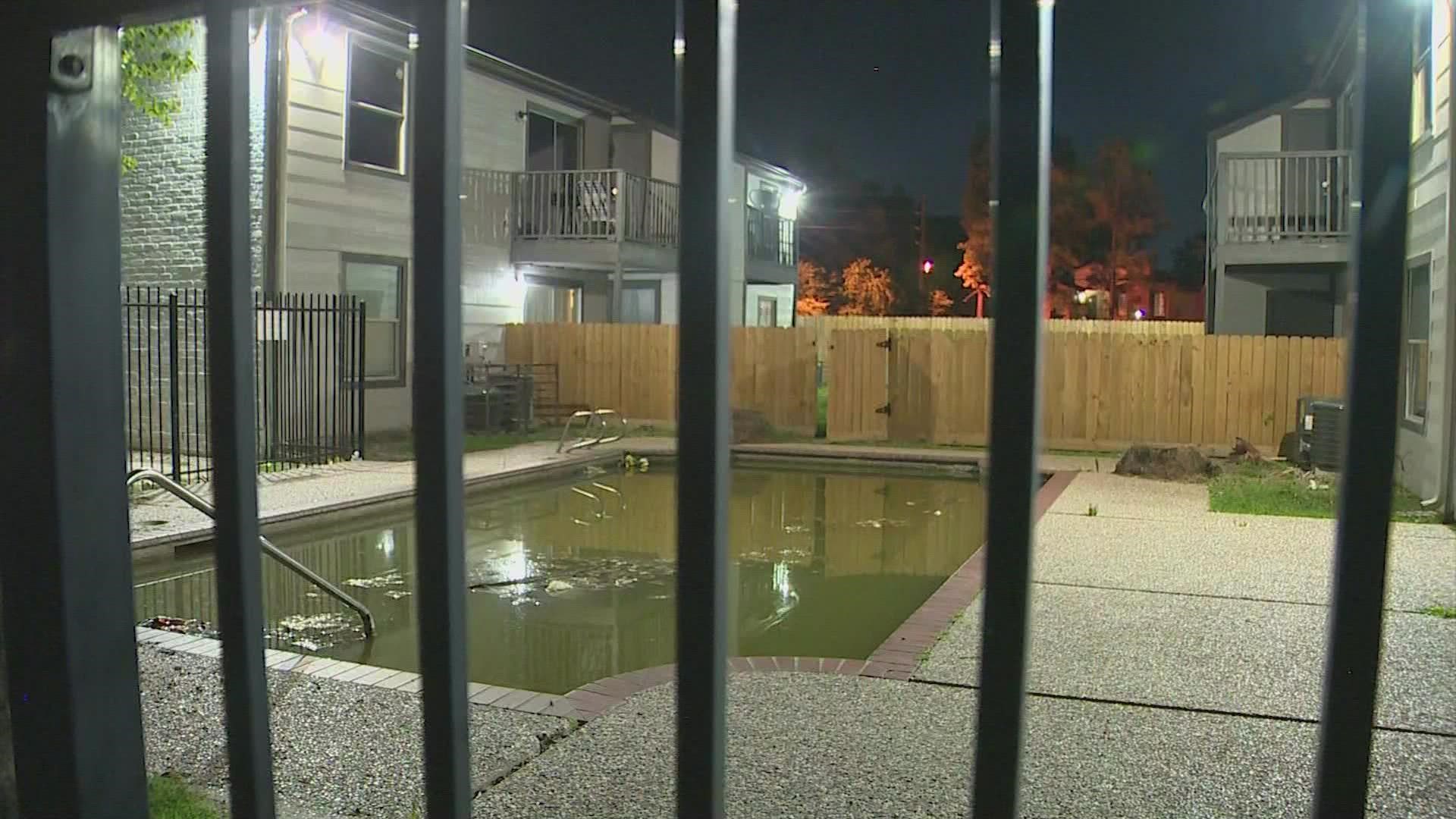 The 3-year-old boy was found unresponsive in a pool and was pronounced dead at a nearby hospital, according to Harris County Sheriff Ed Gonzalez.