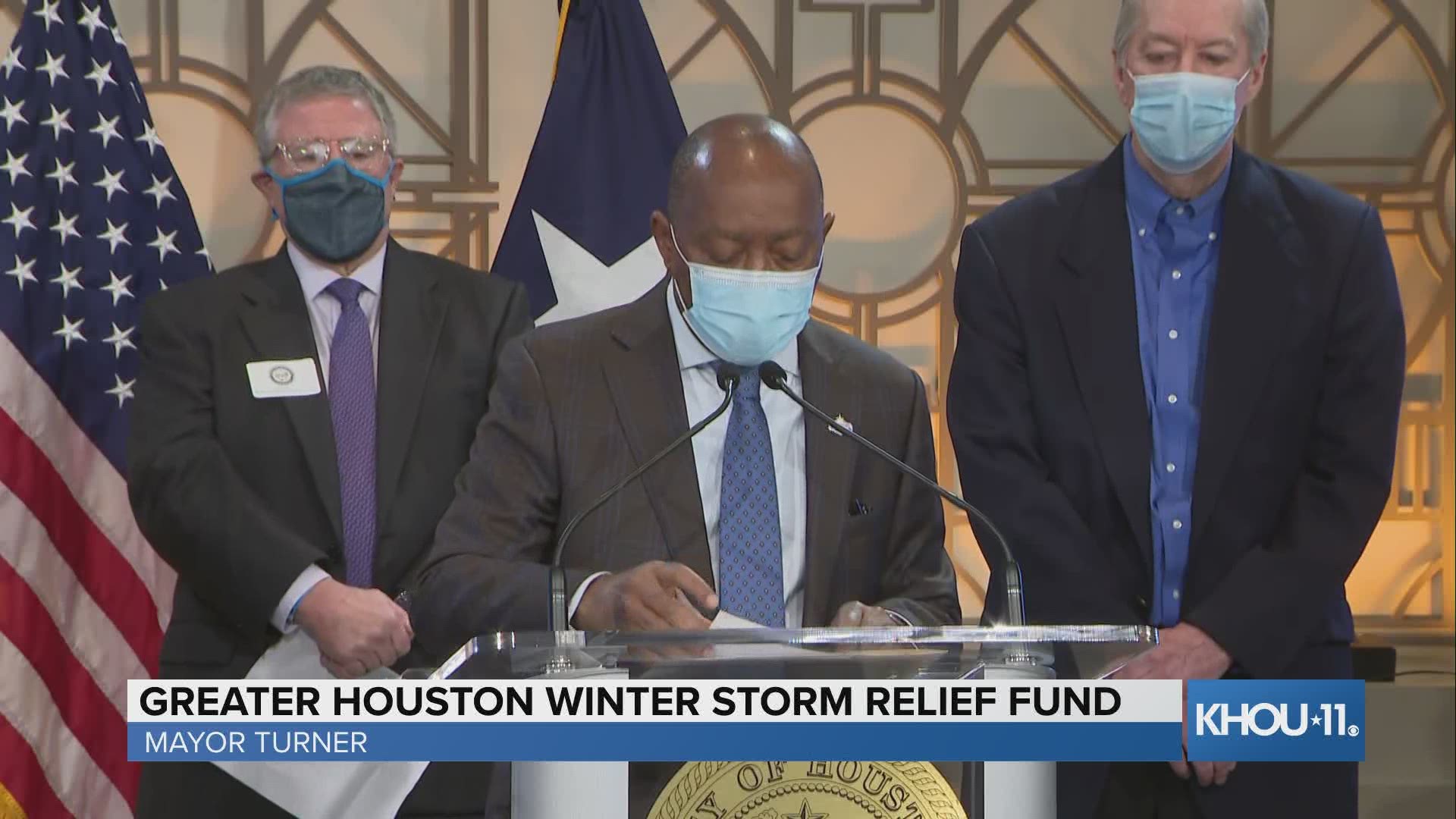 Mayor Turner shared details of the Greater Houston Winter Storm Relief Fund. At this time, the fund is not taking applications, but donations are greatly needed.