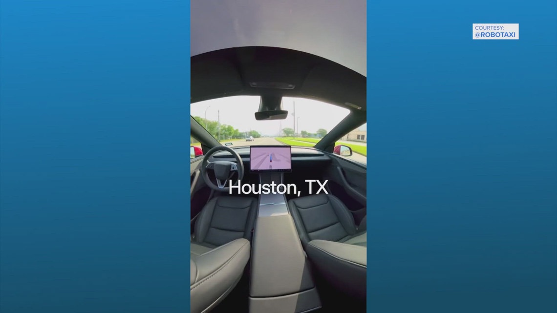 Inside the Tesla Robotaxi launch in Houston, Texas | khou.com