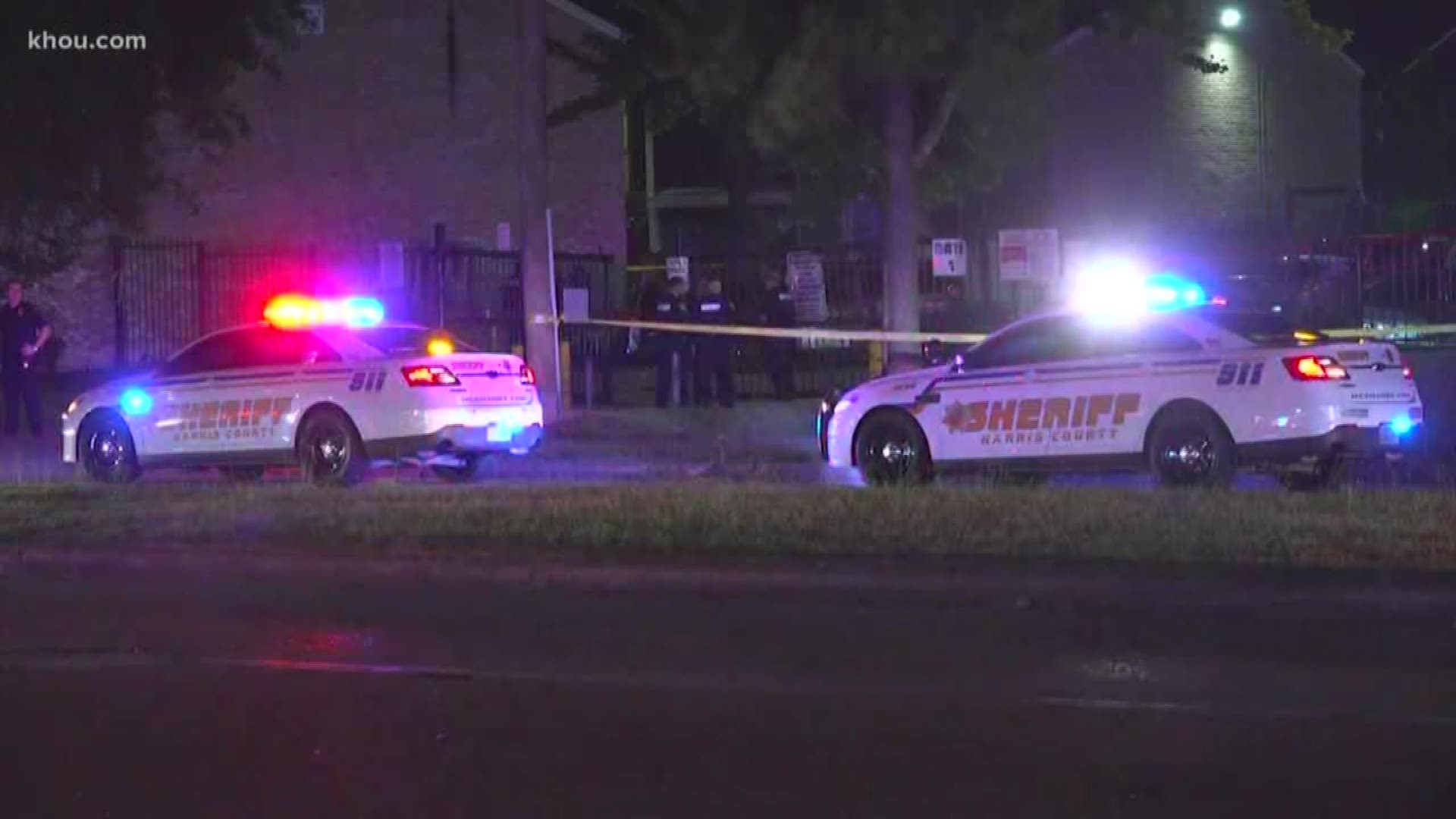 A Harris County Sheriff's deputy shot a man who was allegedly reaching for a gun early Saturday morning in northwest Houston.