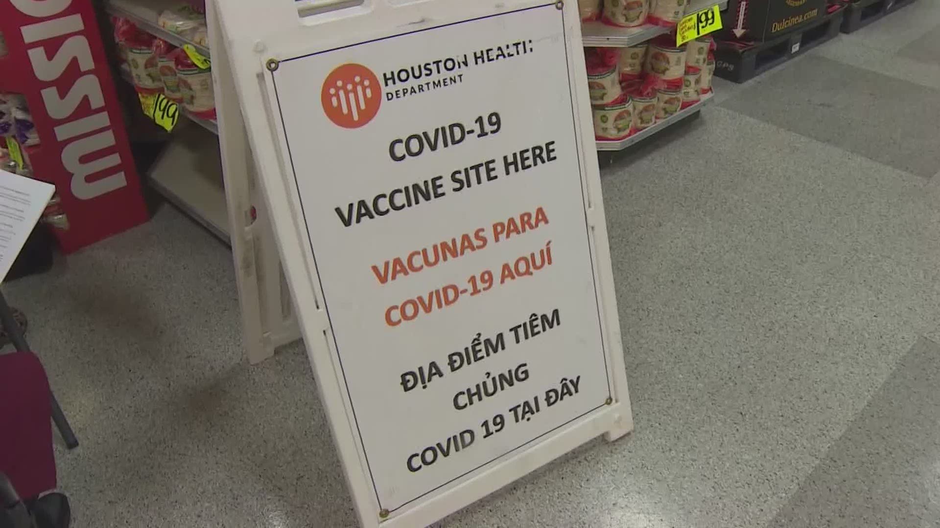 Efforts to get people the COVID-19 vaccine in the city of Houston have not slowed down since it became widely available earlier this year.