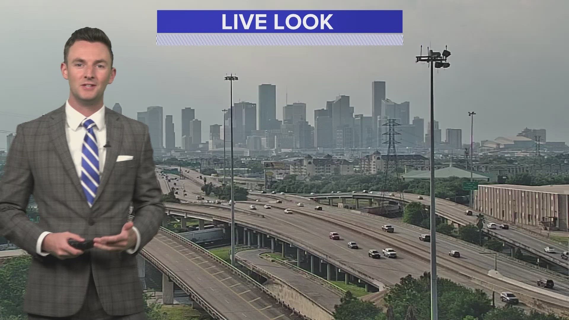 KHOU 11 Meteorologist Pat Cavlin looks at the Houston weather at 6 p.m. on Sunday, May 28, 2023.