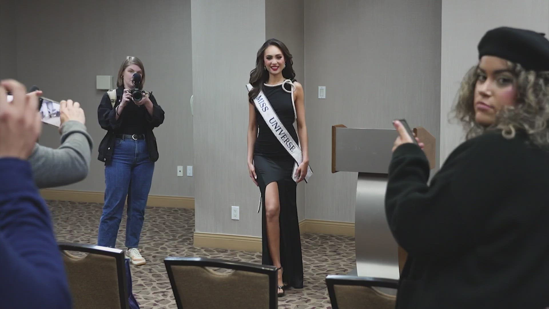 R'Bonney Gabriel was crowned Miss Universe last year.