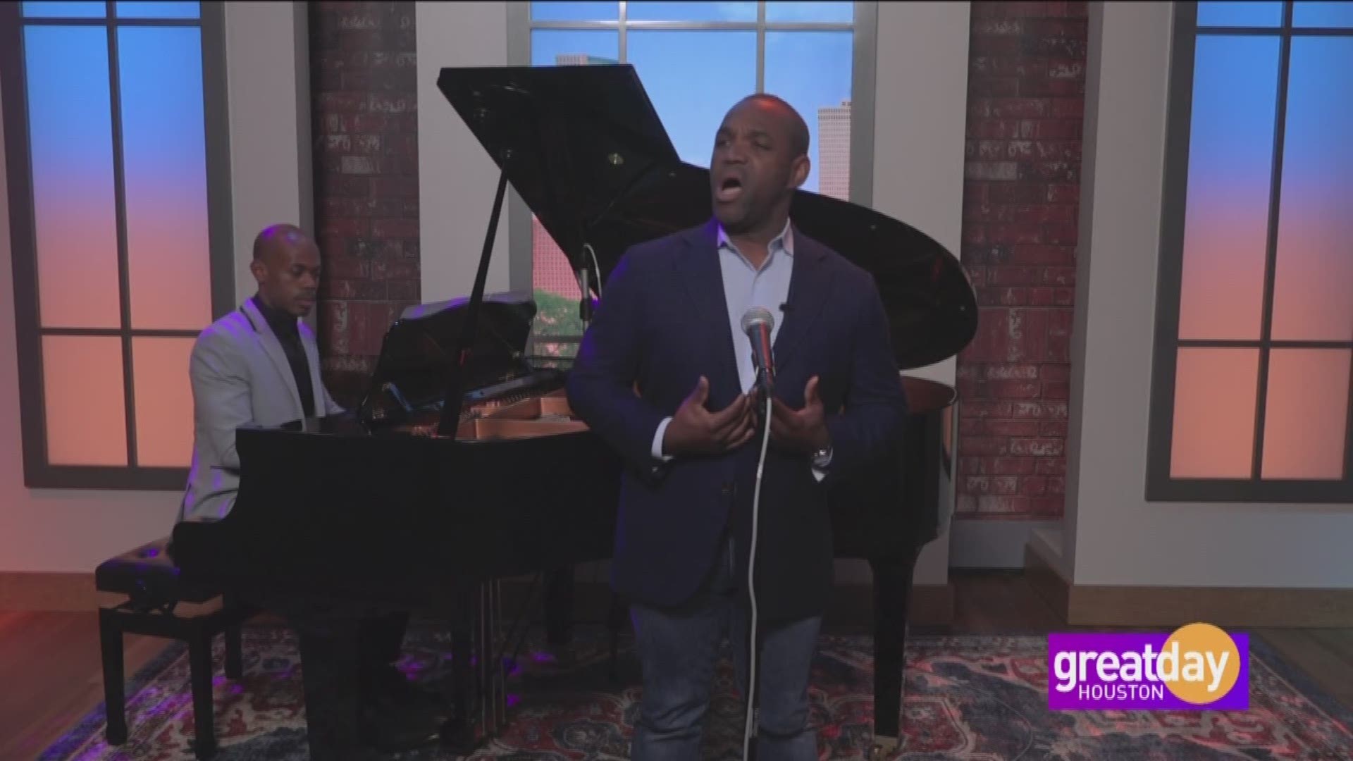 Lawrence Brownlee shared his operatic talents with Great Day Houston.
