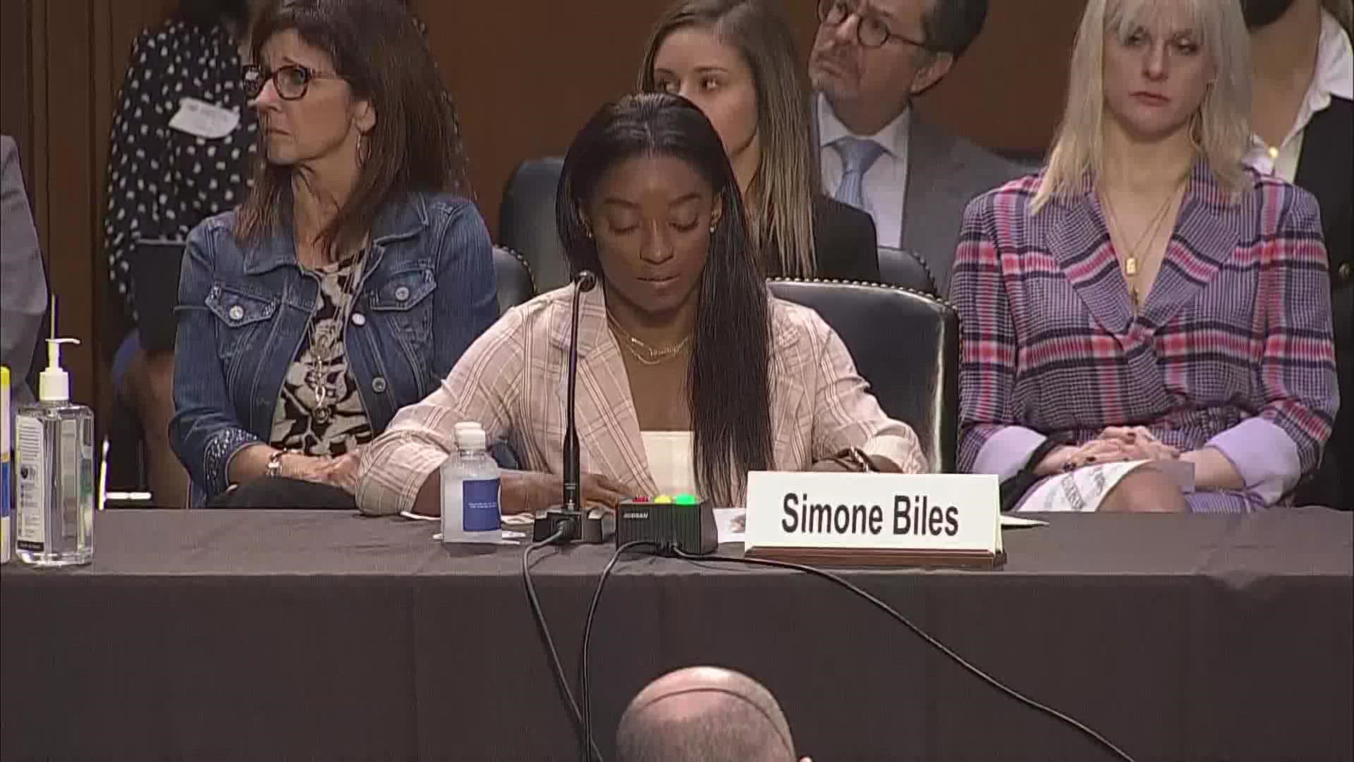 This is video from a Congressional hearing into the FBI's handling of the Larry Nassar case.