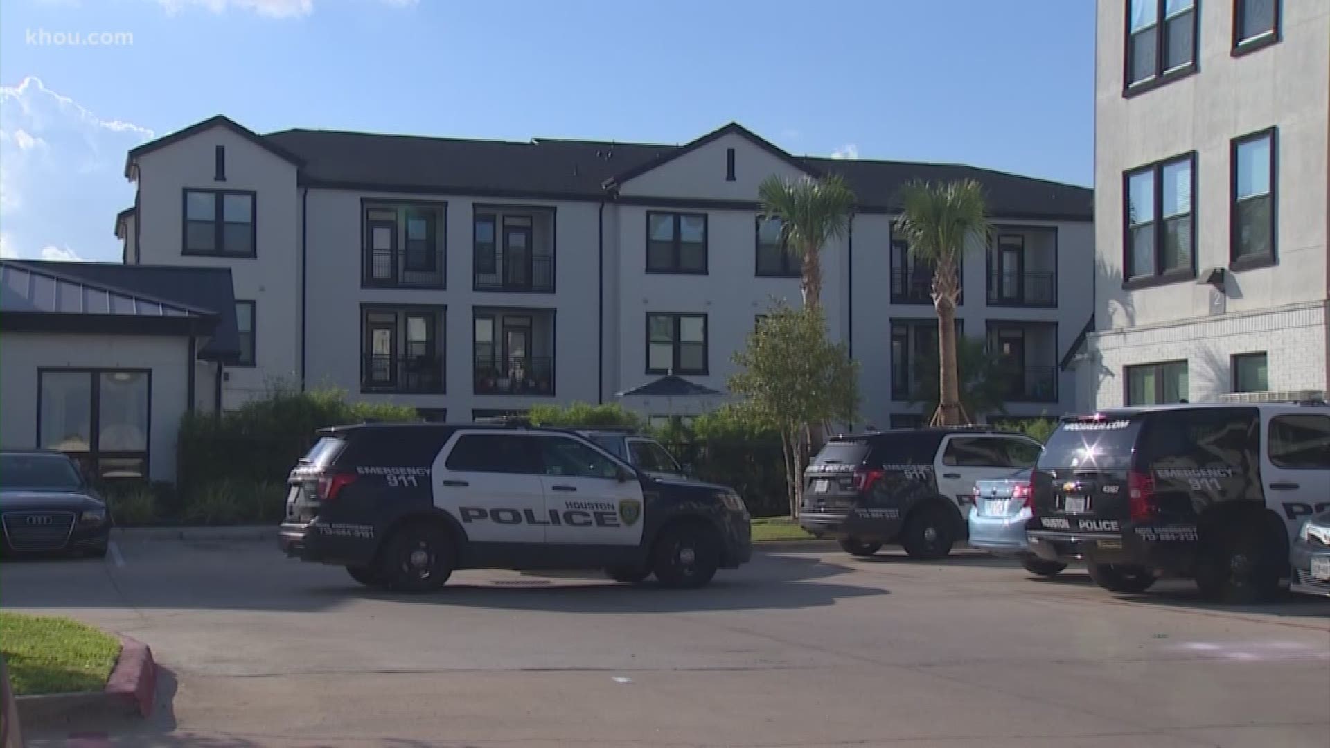 Houston Police are investigating after a young girl drowned Saturday at an apartment complex pool in west Houston.