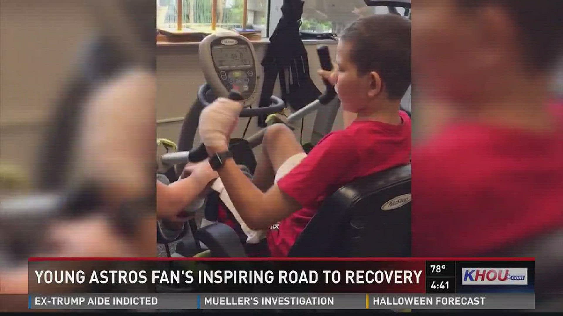 A 12-year-old boy from Kingwood is heading to game three after a long road of recovery.