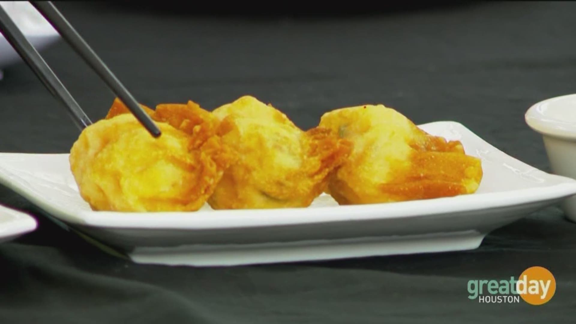 Andy Nguyen with Ocean Palace restaurant takes us through a taste-tour of their dumplings