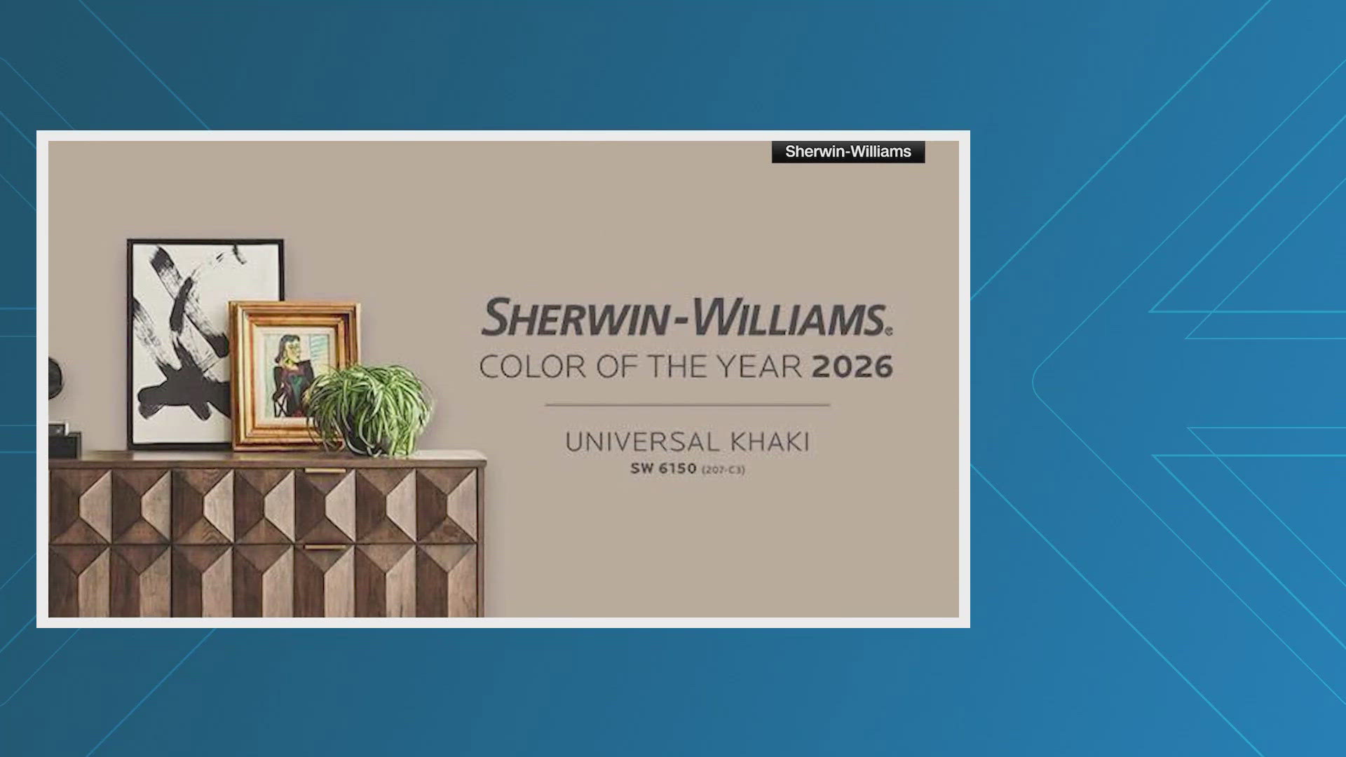 The company said it's an easygoing neutral that brings timeless style to a home. It was selected for its balance of livability and longevity.