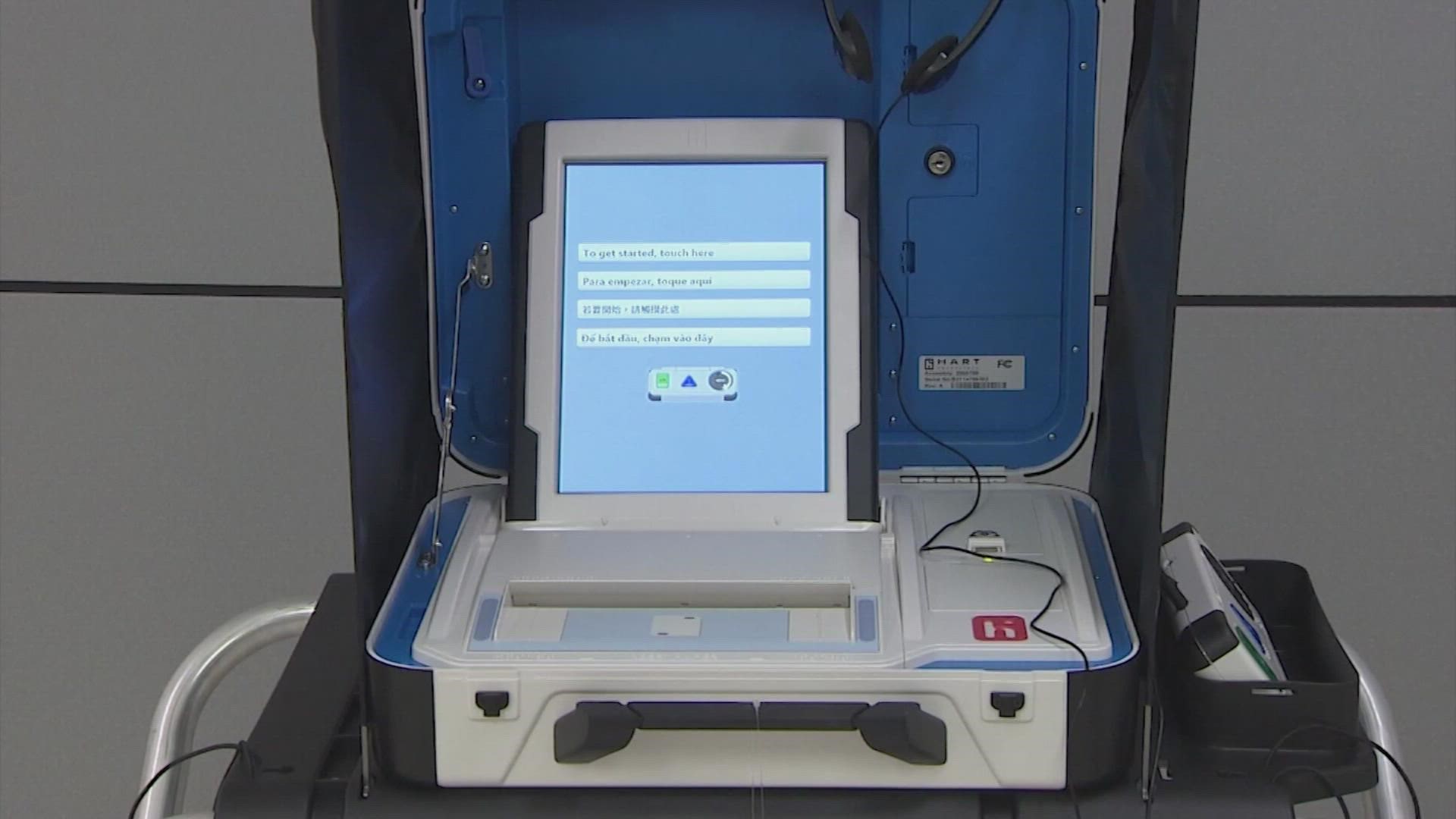 Harris County is rolling out new voting machines at all locations for this election after a soft launch in May.
