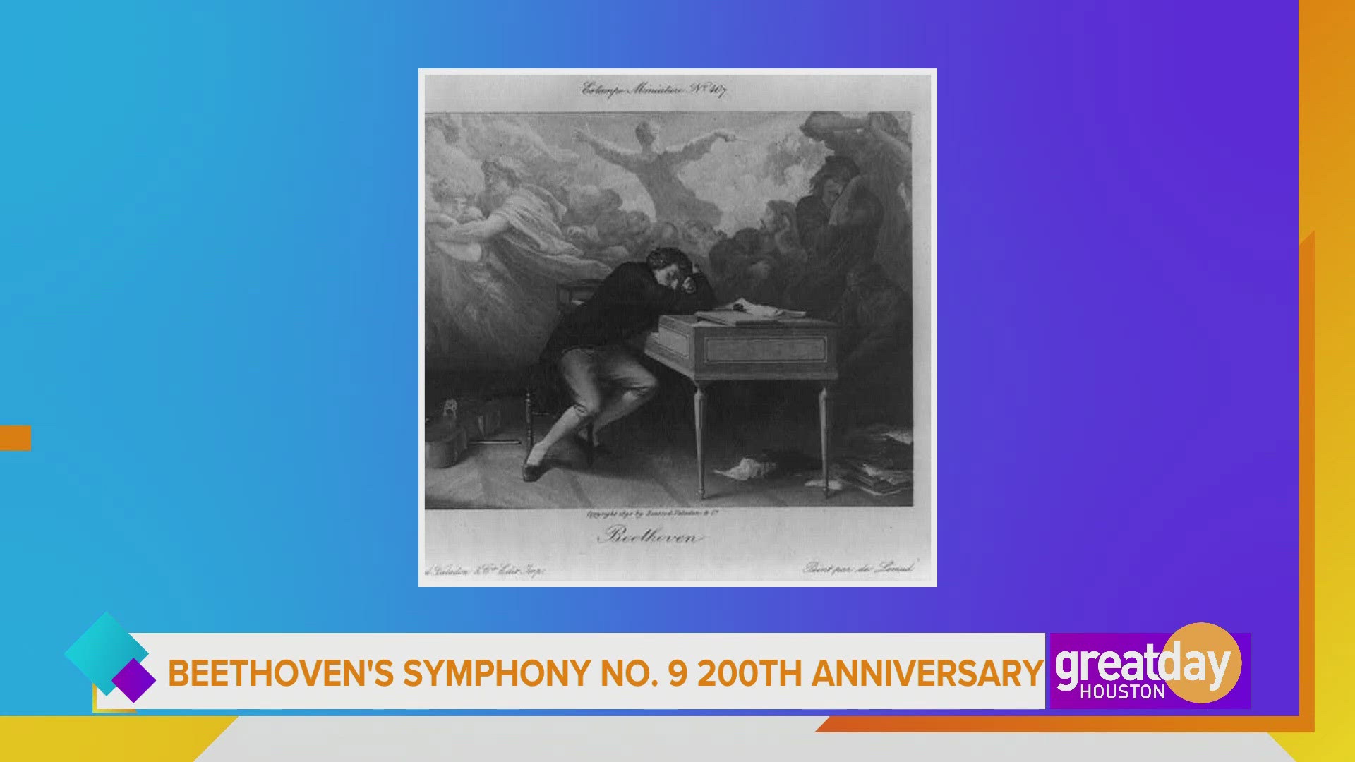 Today marks the 200th anniversary of Beethoven's Symphony No. 9. Celebrity Historian Raffi Andonian joined us with some fun facts of the legendary composer.