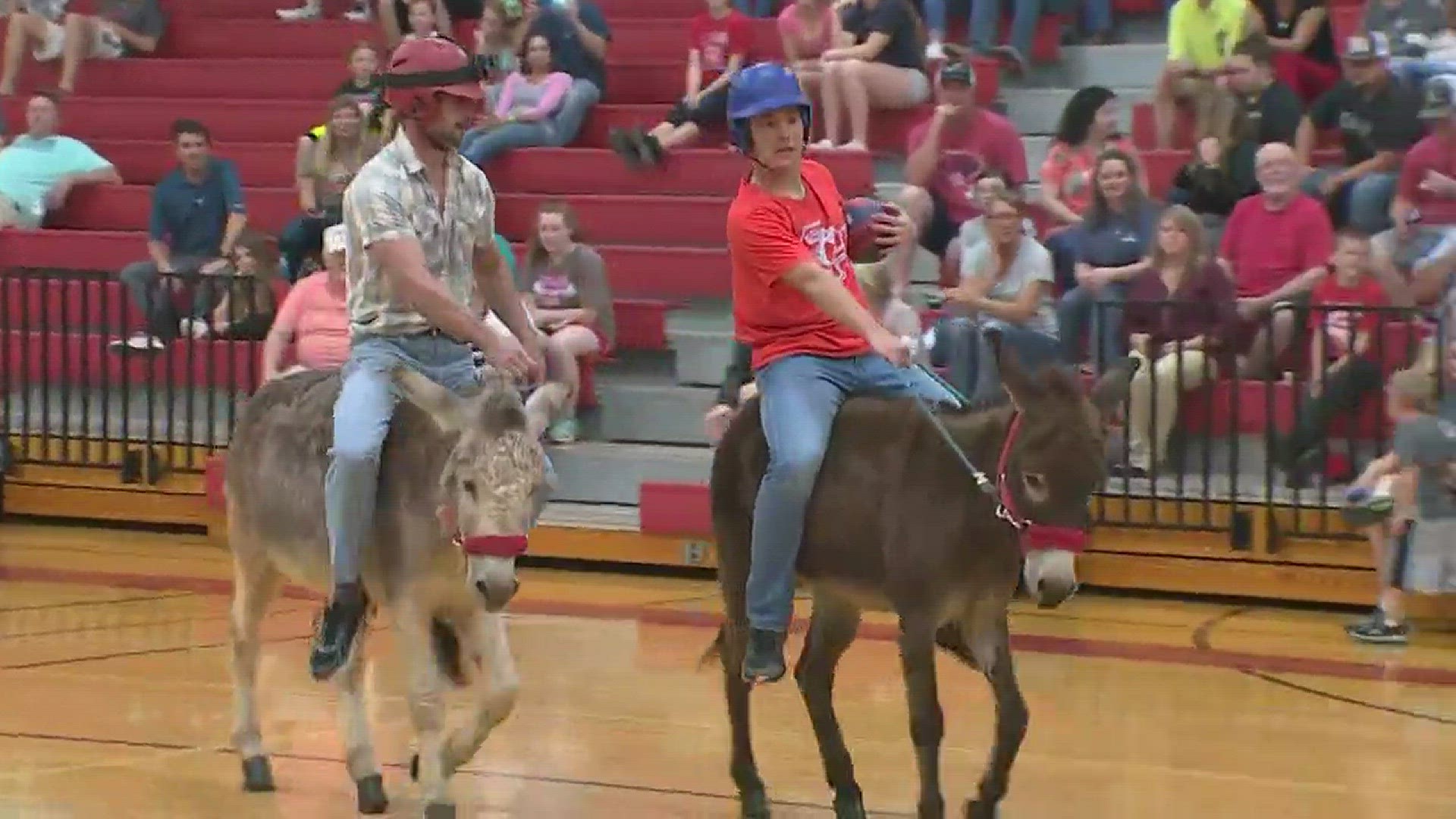 Donkey basketball returns to help Seton, News