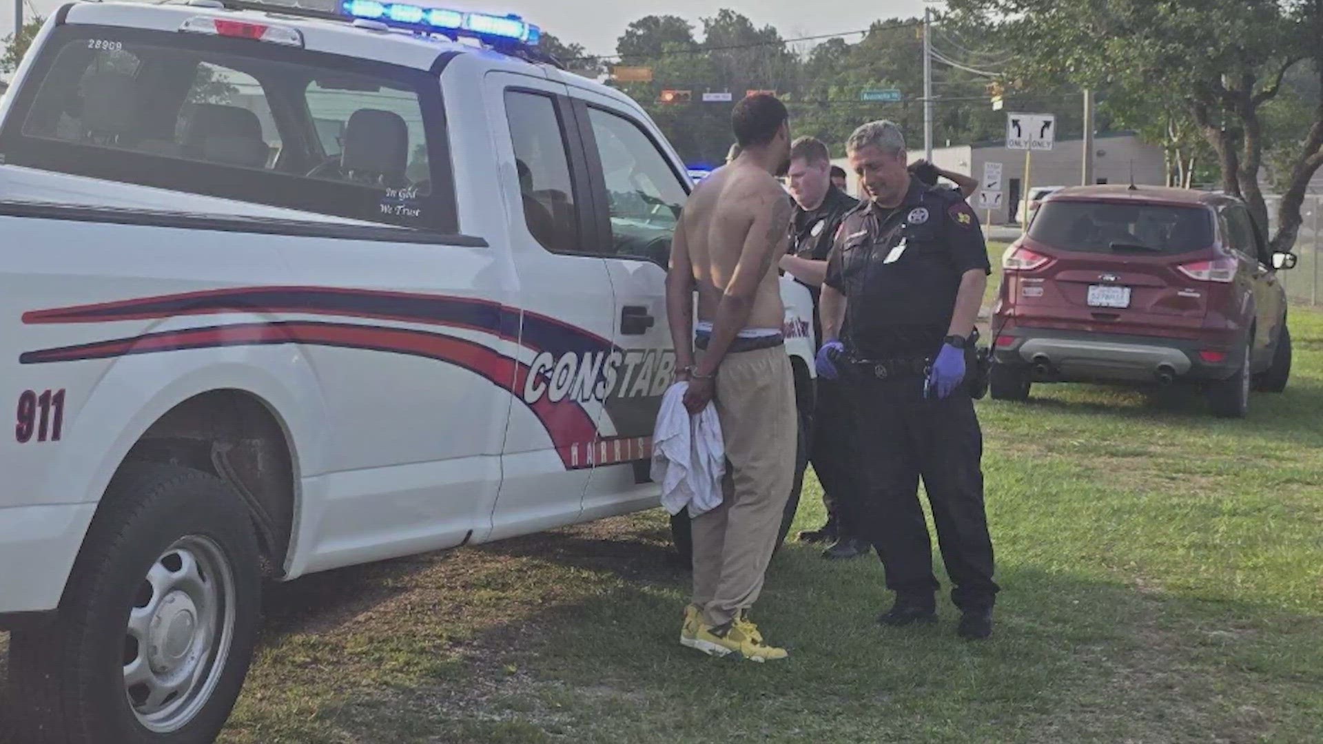 A man who authorities said tried to escape from a Harris County correctional facility on the northeast side was caught Friday, April 19.