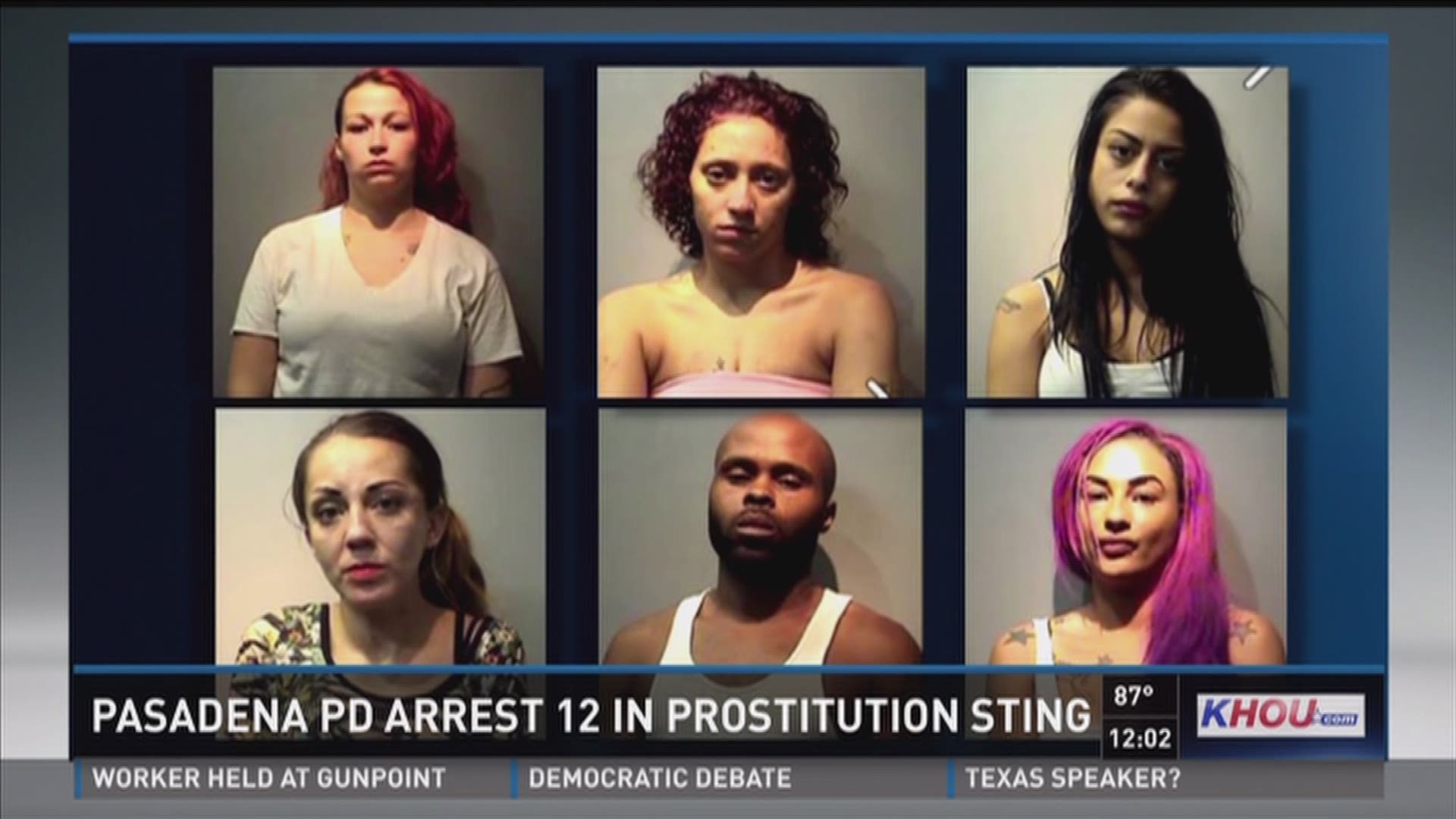 Pasadena PD arrests 12 in prostitution sting | khou.com