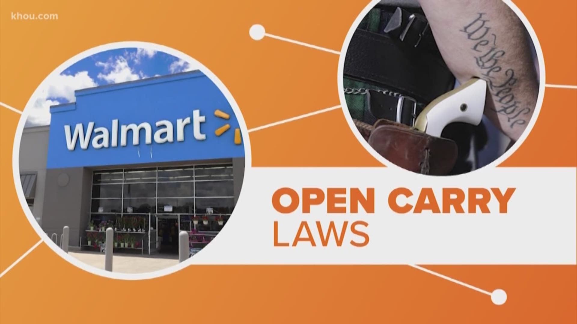 All morning, we've told you about Walmart’s open carry and gun sales policies. But it's not the first company to take a stand on the issue. Marcelino Benito connects the dots.