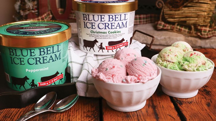 Blue Bell holiday flavors 2020: Christmas Cookies and Peppermint | khou.com
