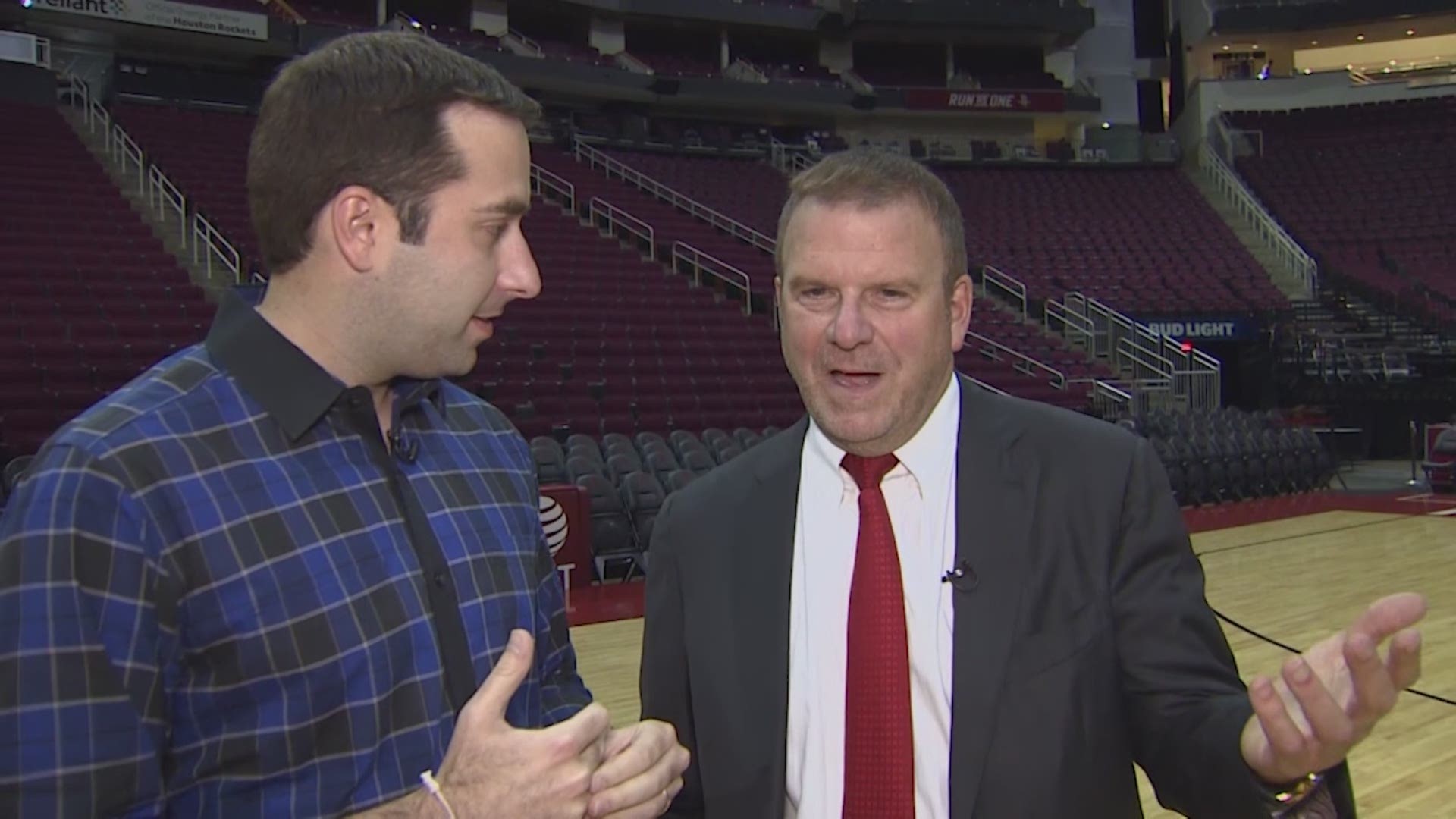 KHOU 11 Sports reporter Daniel Gotera goes one-on-one with Tilman Fertitta, the new owner of the Houston Rockets.