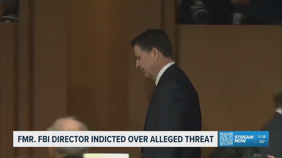 Former FBI director indicted over alleged threat to Pres. Trump | khou.com
