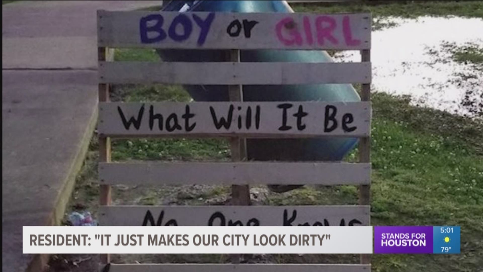 The aftermath of a gender reveal party in Baytown has a lot of residents upset. 