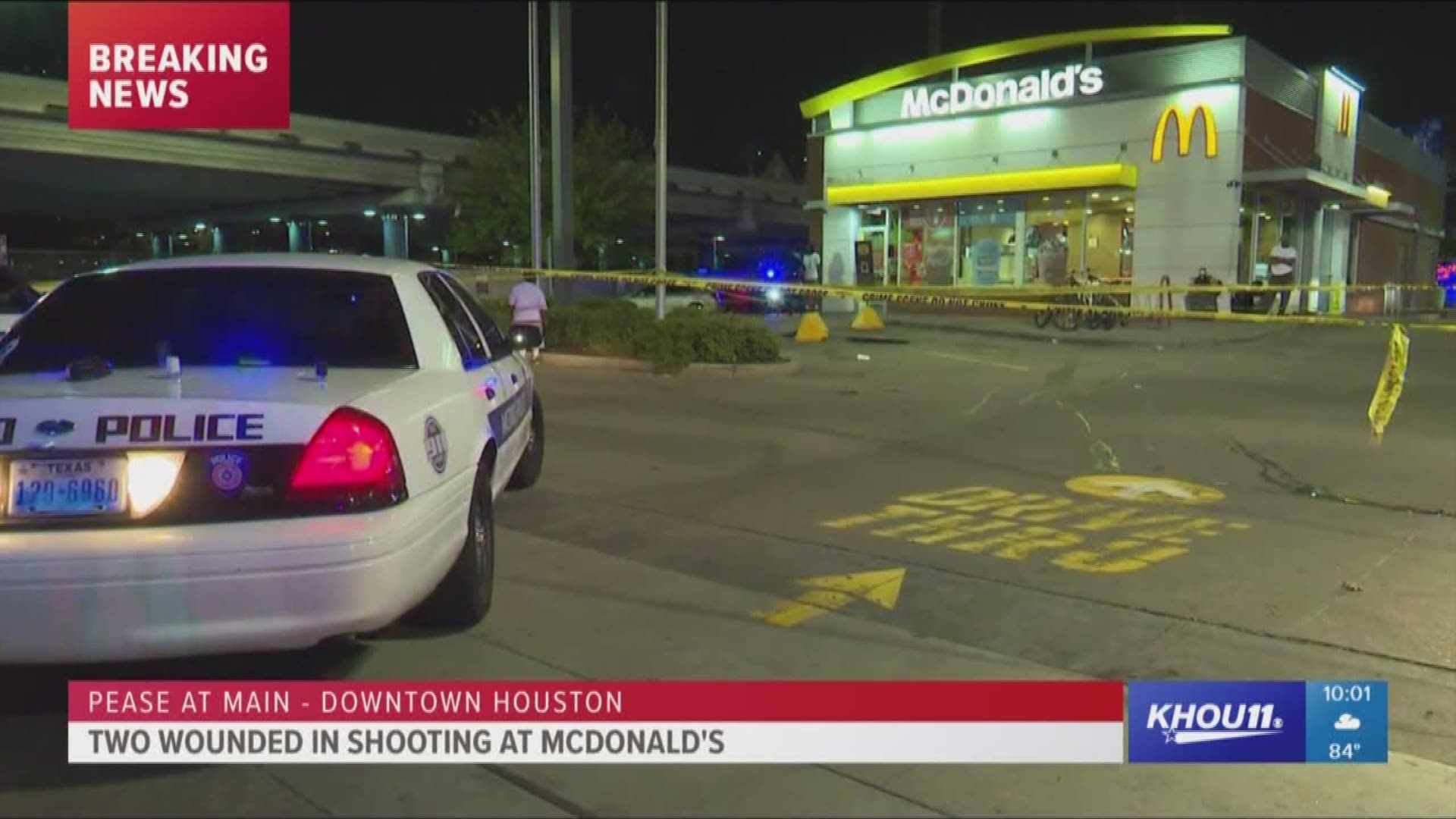 Two wounded in shooting at downtown Houston McDonald's | khou.com