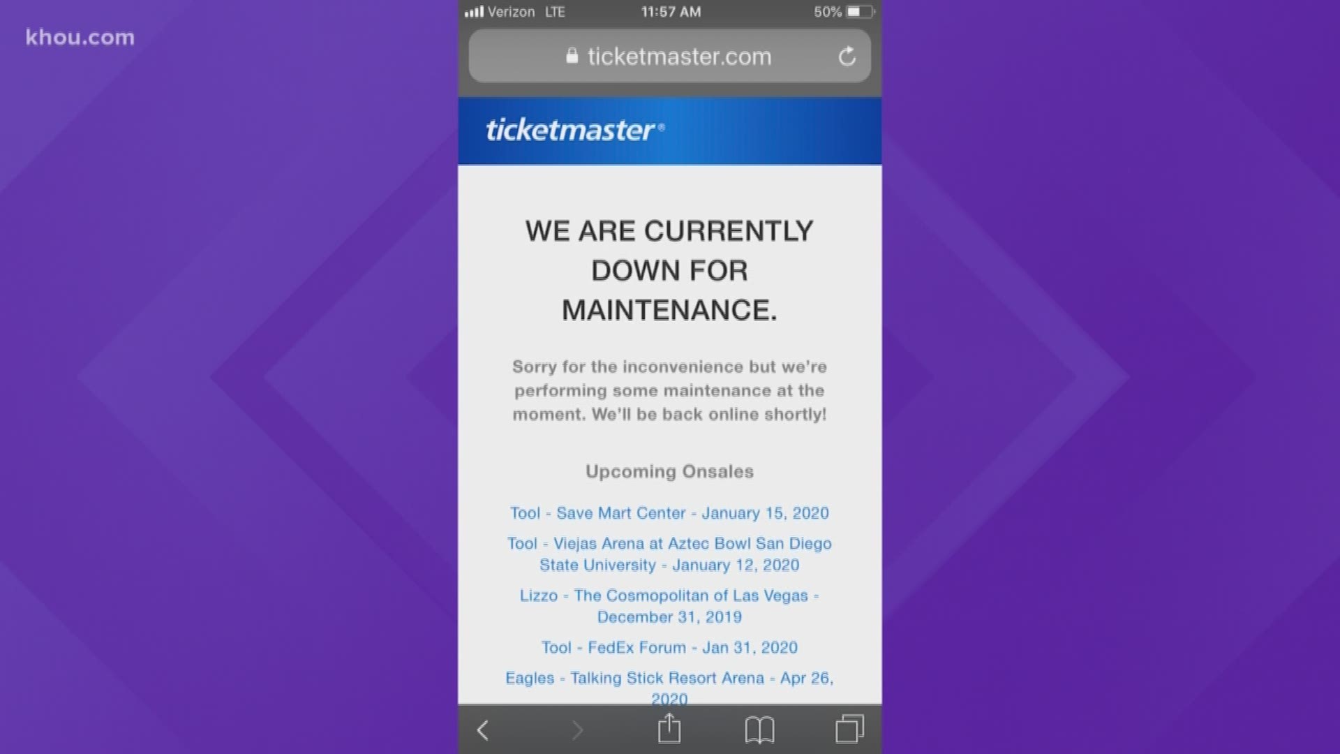 Some Houstonians trying to get early access to tickets for Kanye West's Sunday Service at Lakewood Church ran into a glitch on Ticketmaster's site.