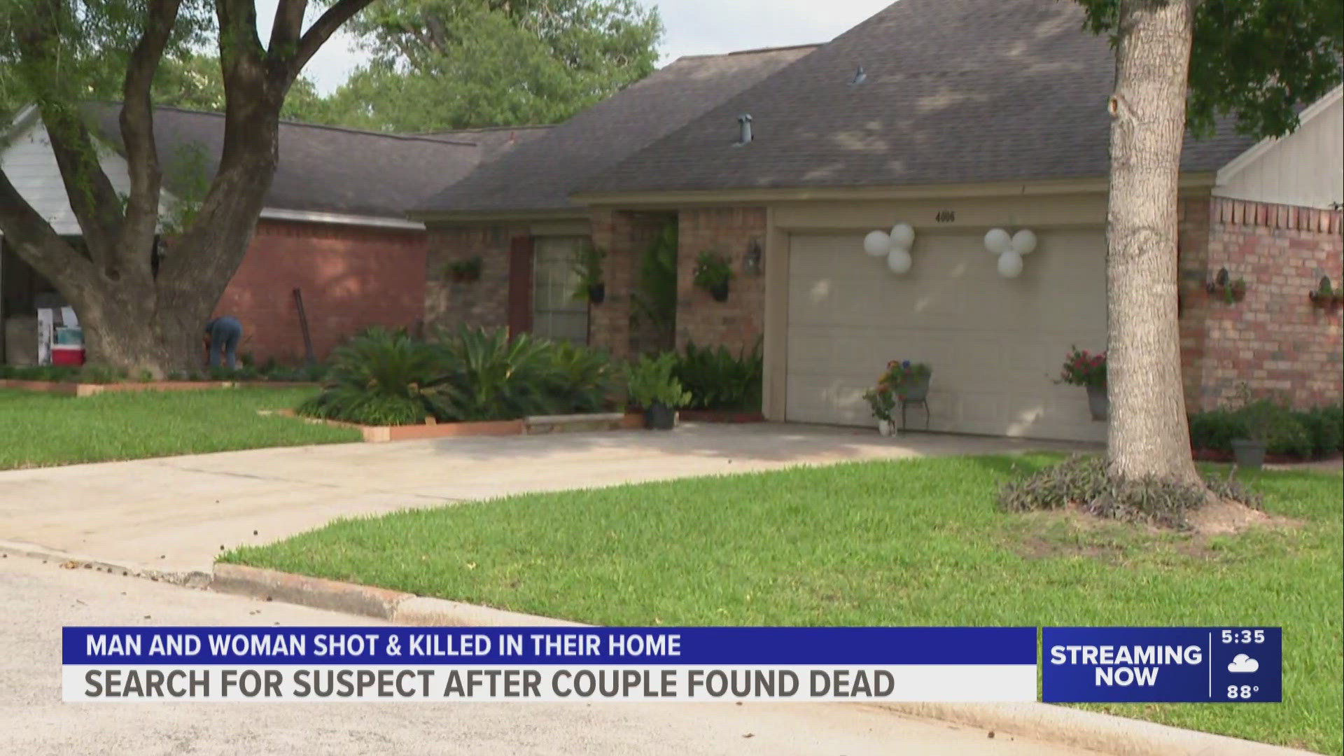 Search for suspect continues after couple found dead inside Spring home ...
