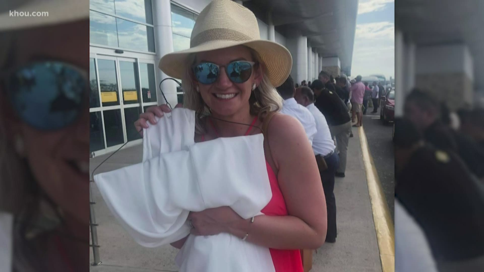 A Cypress woman forgot to pack her bridesmaid dress for a destination wedding in Costa Rica. But one tweet led to a special delivery.