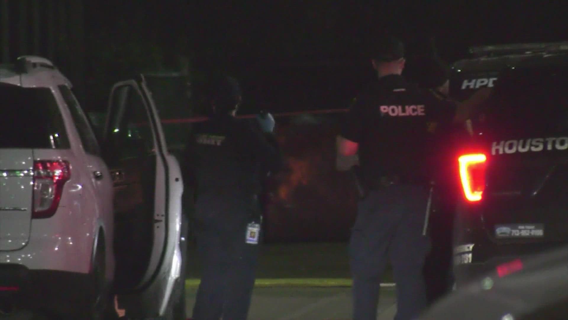 Police said the suspects are believed to have fled the scene in a black Acura MDX.