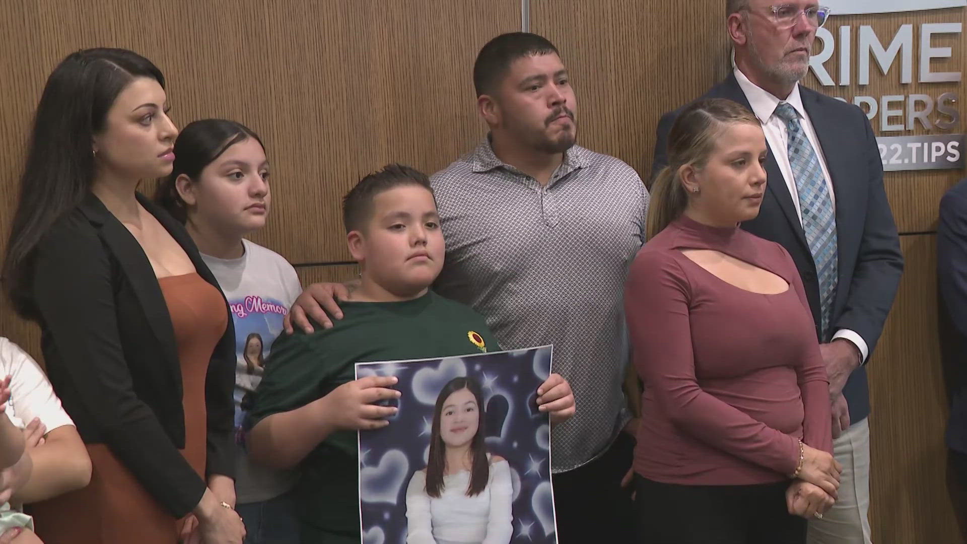 “What he did that night was execute a little girl. She was shot in the temple and she didn’t deserve that bullet in the head," said April Aguirre, the girl's aunt.
