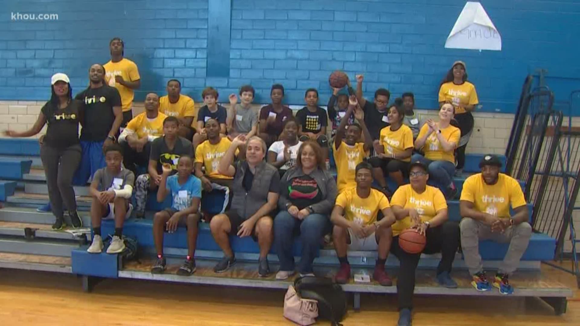 Young basketball players took part in a skills challenge at Attucks Middle School that paid tribute to Kobe Bryant.