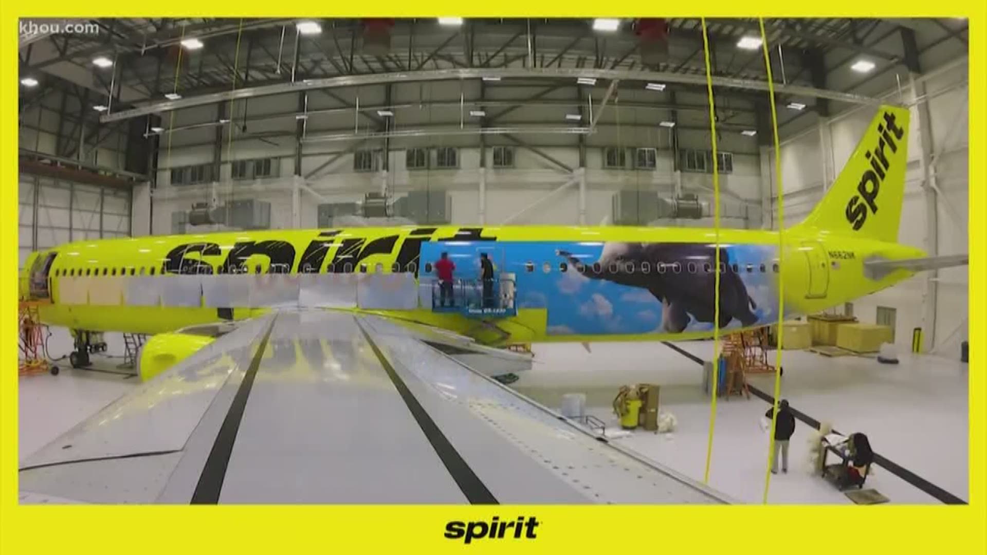 Have you ever seen an elephant fly? Spirit Airlines unveiled its "Dumbo"-themed jet ahead of the movie's premiere in theaters.