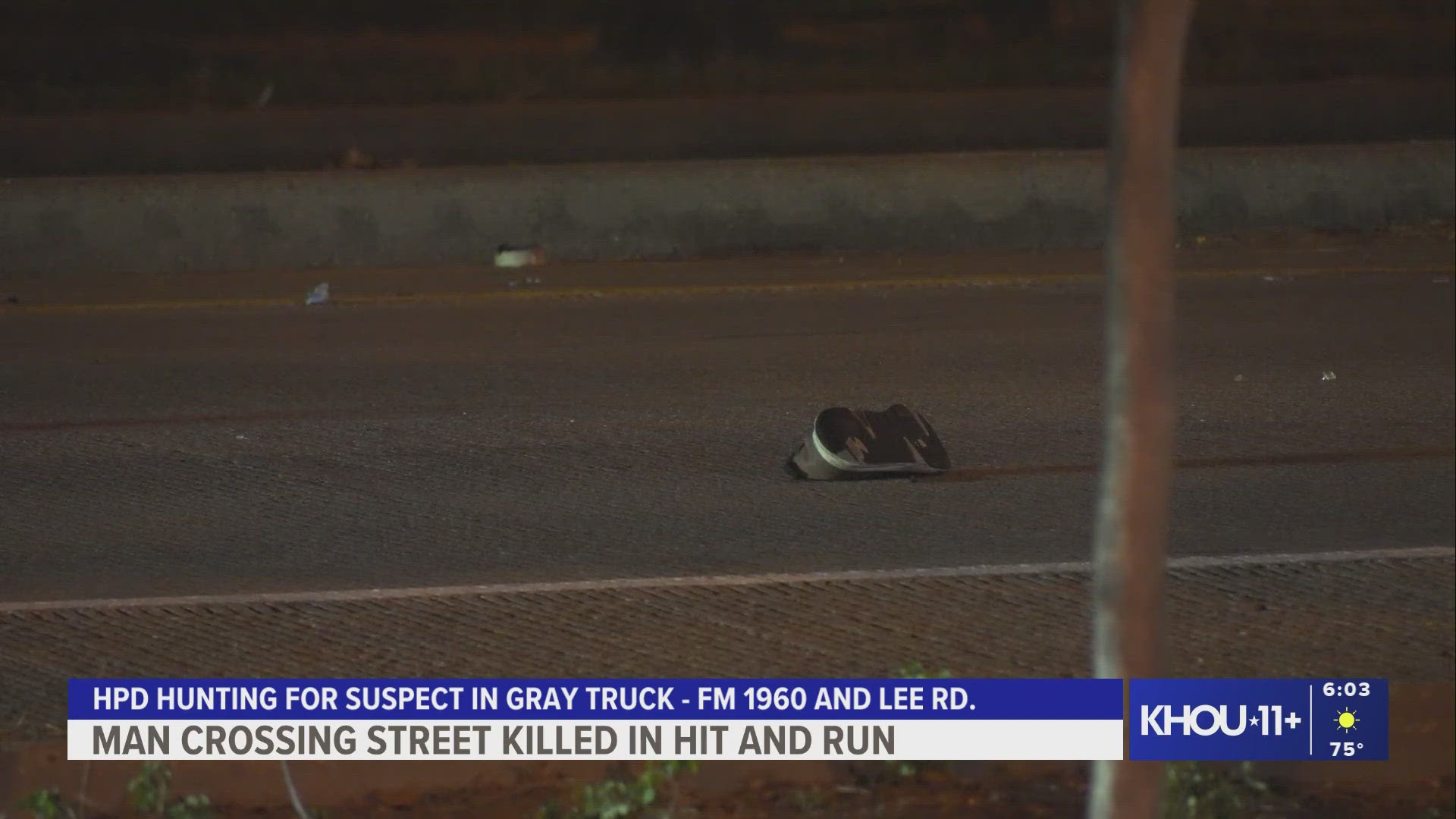 Man hit, killed while crossing street in northeast Houston | khou.com