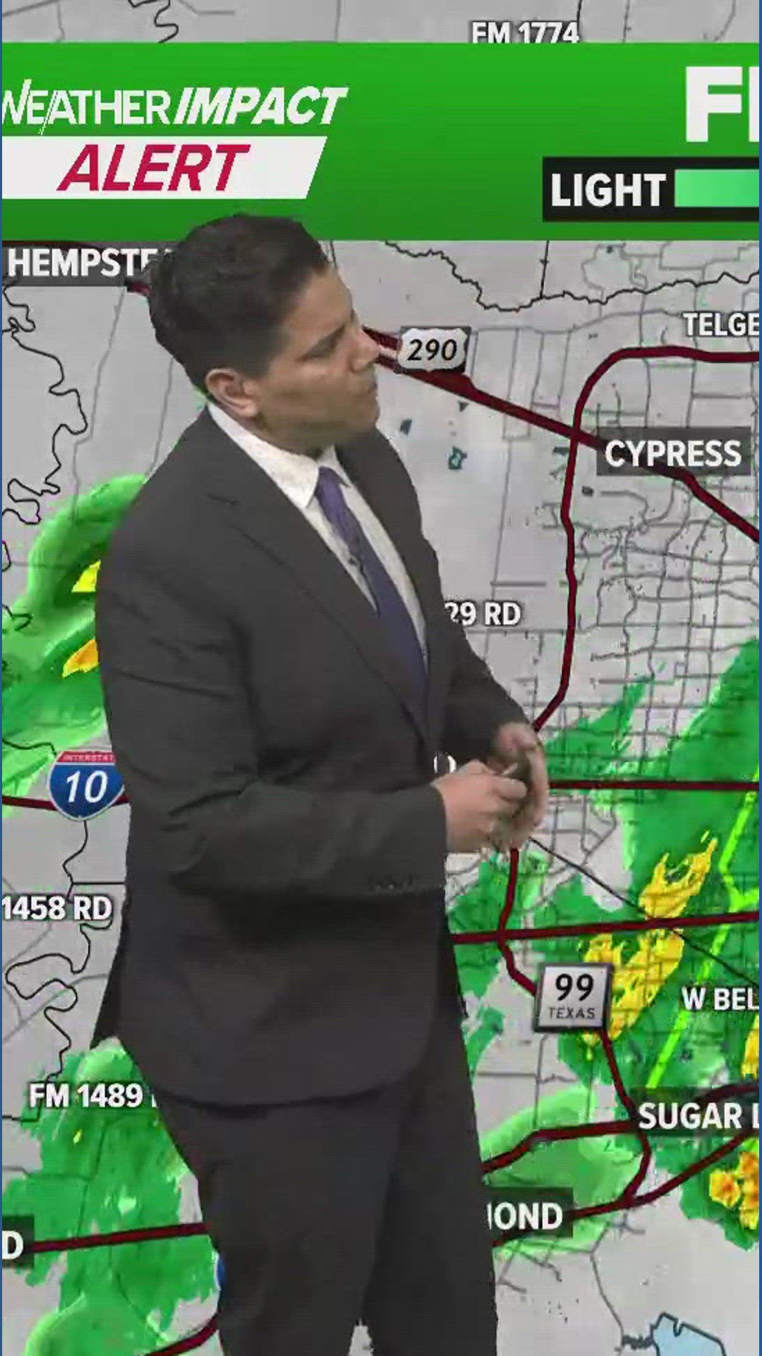 Houston under Weather Impact Alert as heavy rain moves through | khou.com