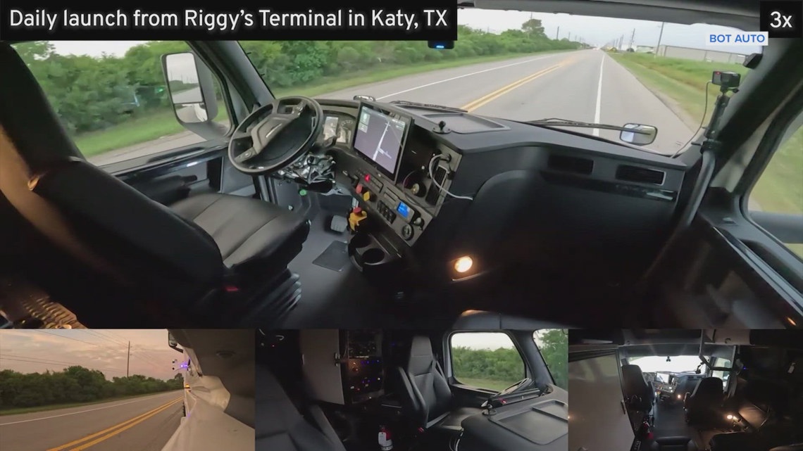 Houston startup hits milestone in autonomous trucking