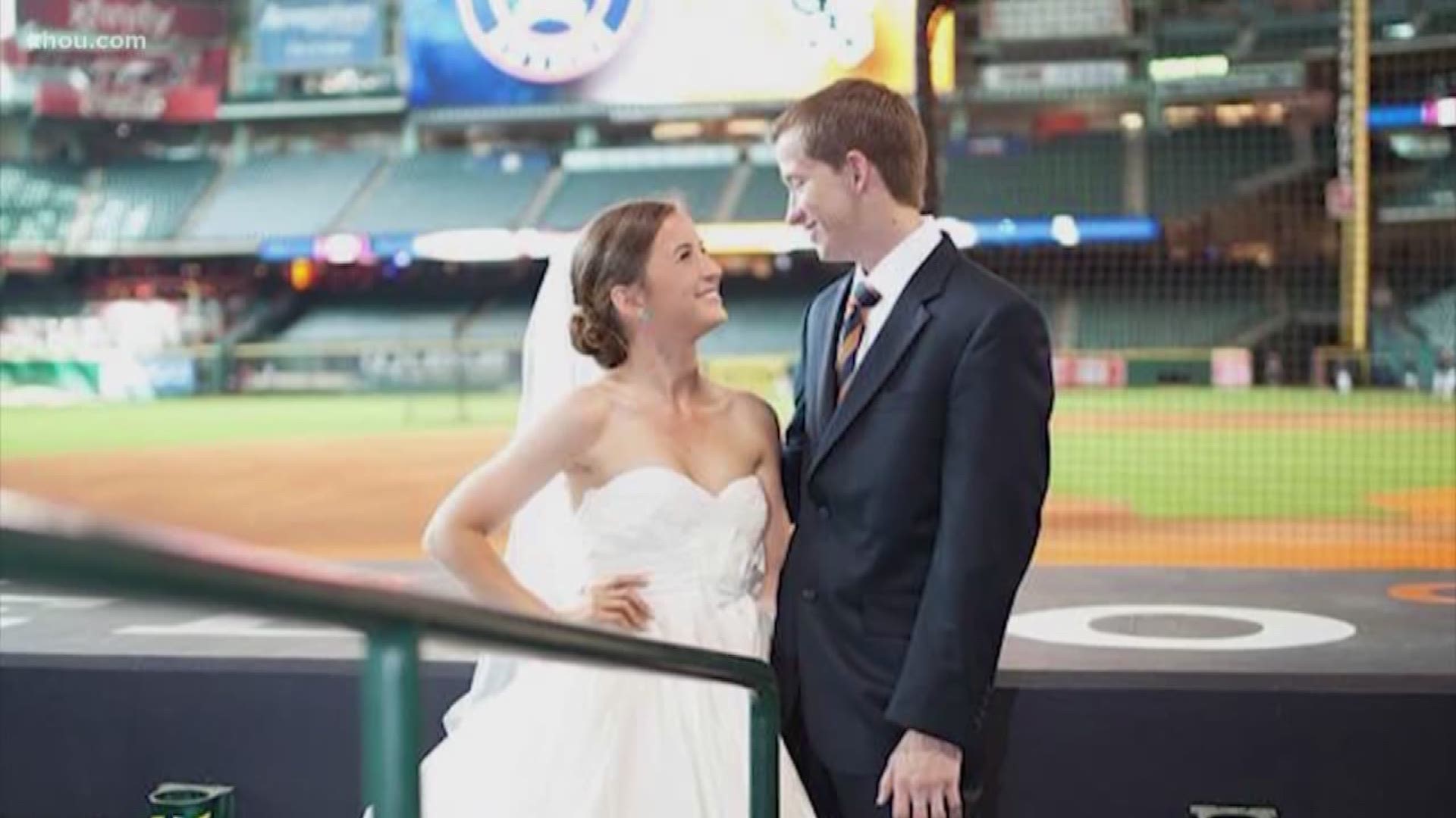 Logan and Jessica Fitzpatrick's love for the Houston Astros rivals only their love for each other.