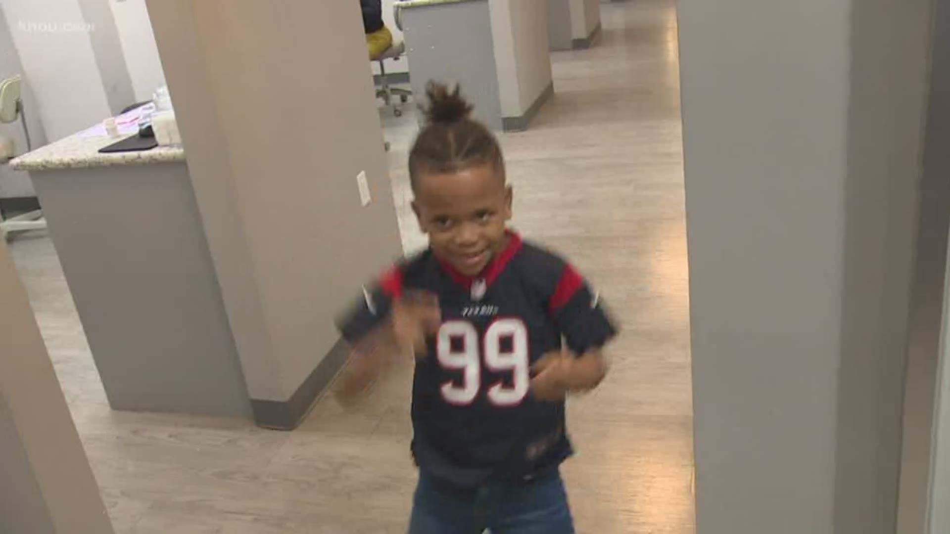 6-year-old Logan Cumby has become an internet star thanks to video of his hilarious reaction to the Texans comeback win over the Bills.