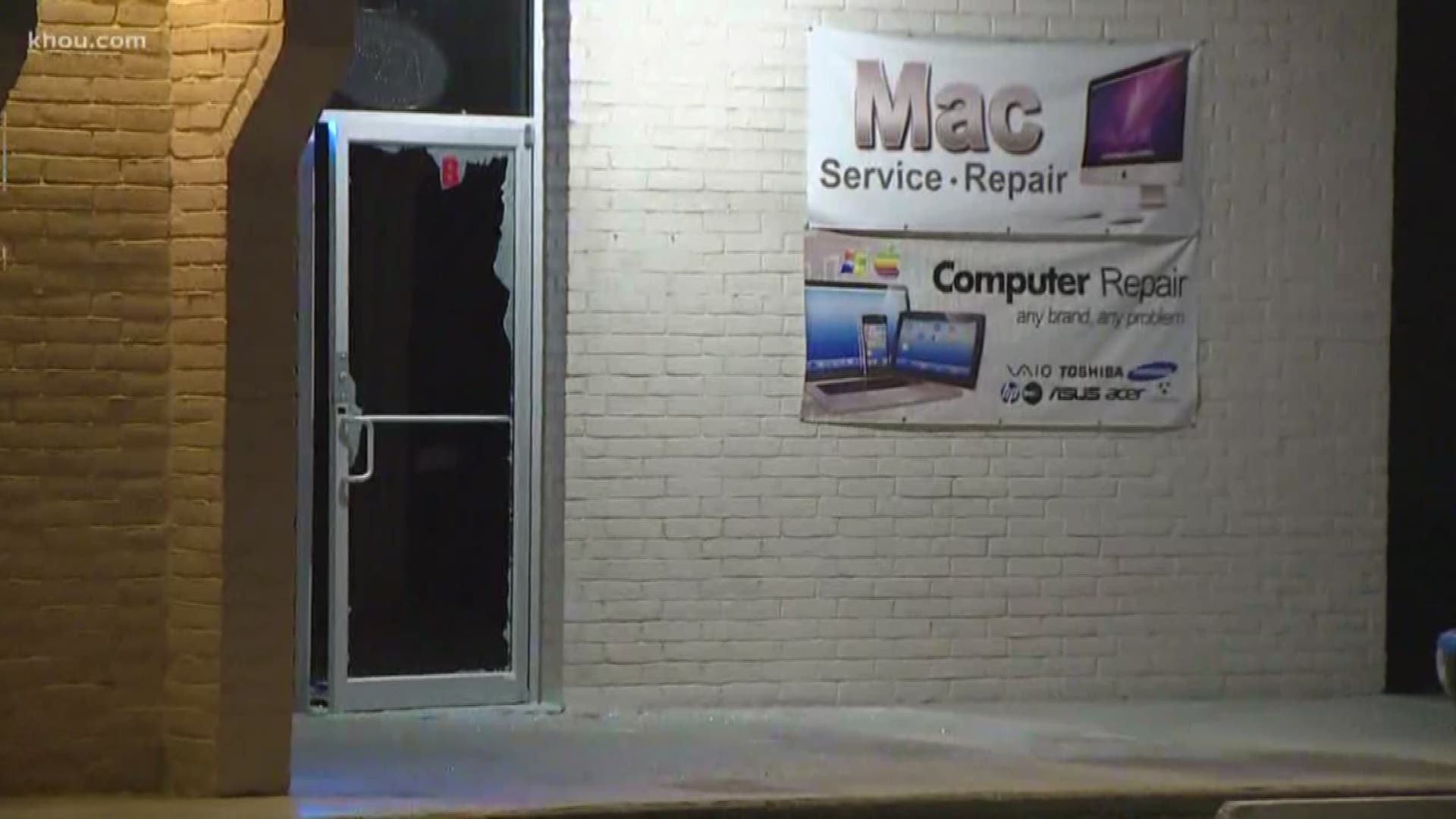 A business owner shot a man police say was trying to break into a northwest Harris County store overnight