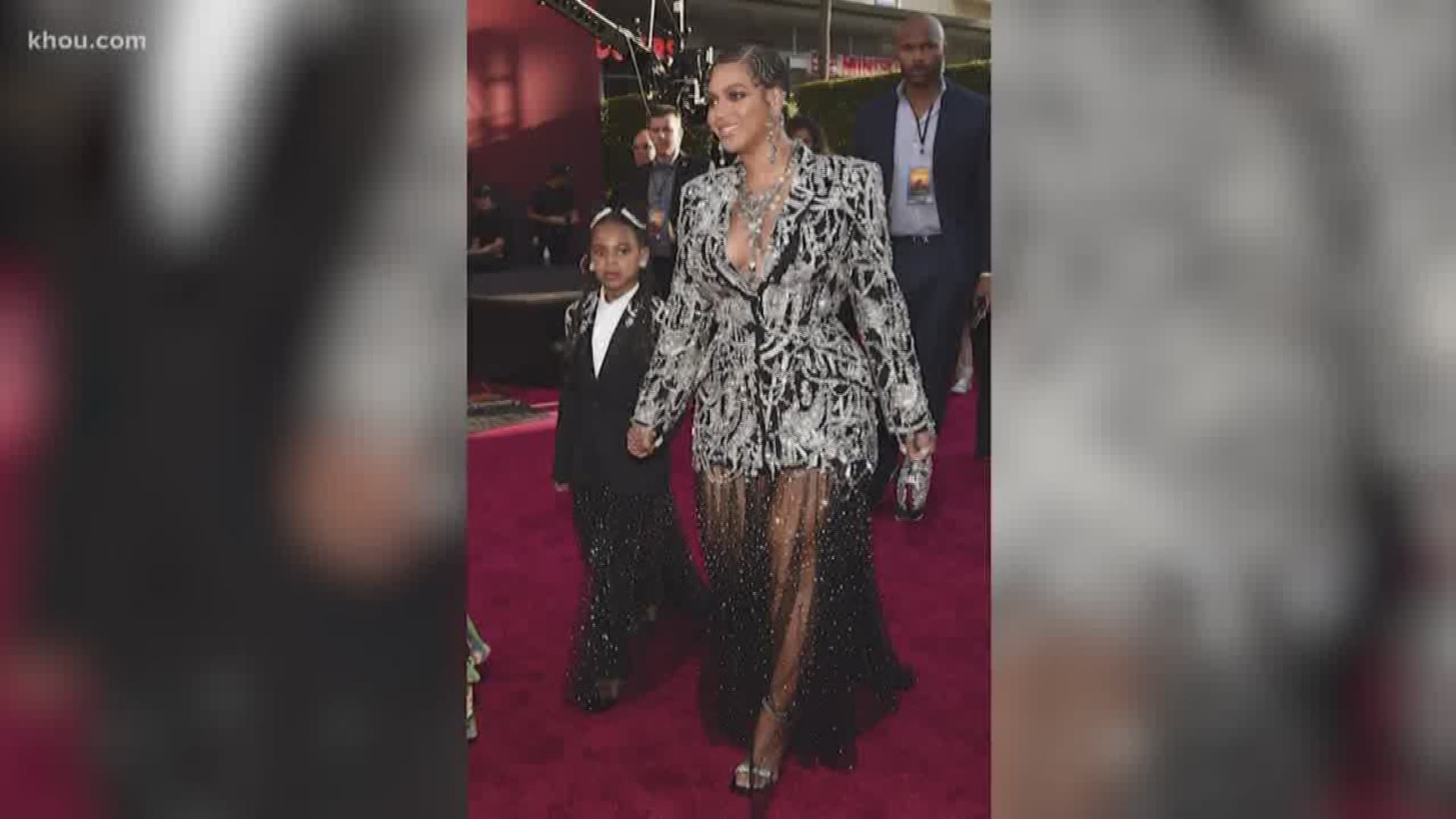 Blue Ivy won the Ashford and Simpson Songwriter's Award at the Soul Train Awards for co-writing her mom's hit 'Brown Skin Girl."