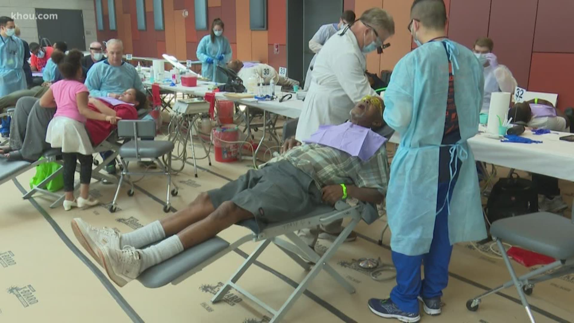 Hundreds got free dental care Friday, anything from cleanings, to screenings to dentures. It's all part of a free clinic designed to give dental care to those who can’t normally afford it.