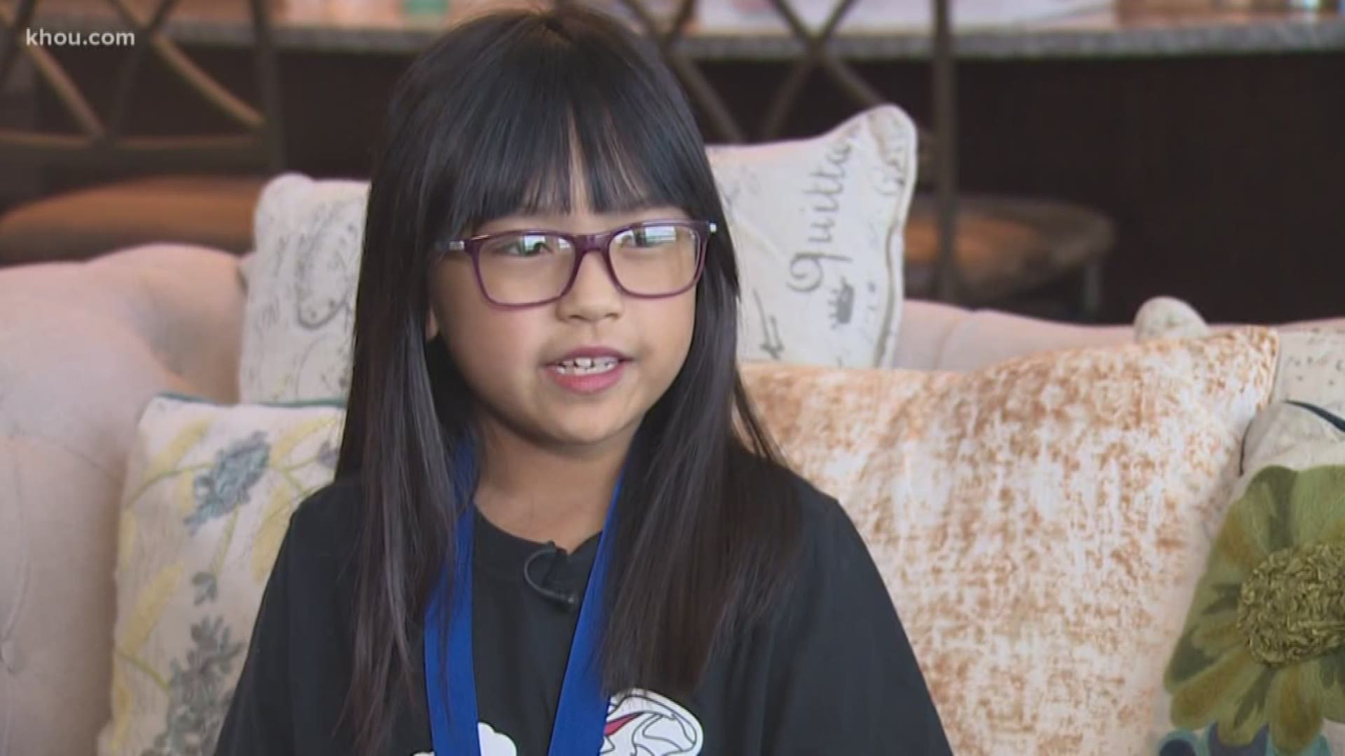 An adorable and vivacious 8-year-old girl from Richmond is causing quite the buzz after winning the National Spanish Spelling Bee Championship, even though Spanish is not her first language.
