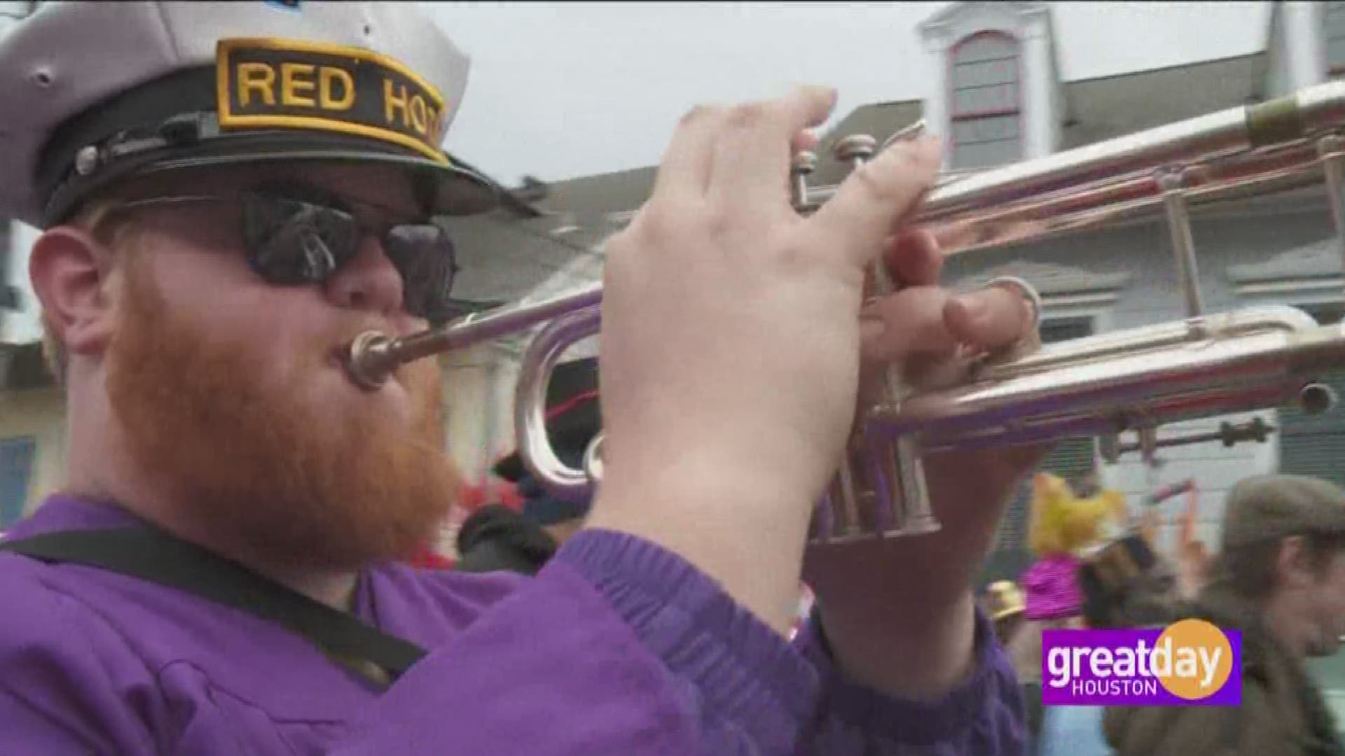 Ben Lemoine with New Orleans & Company was live from the Parade Route on historic Charles Avenue.