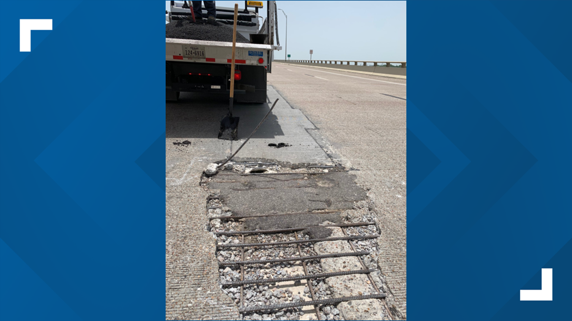 Fred Hartman Bridge emergency weekend roadwork