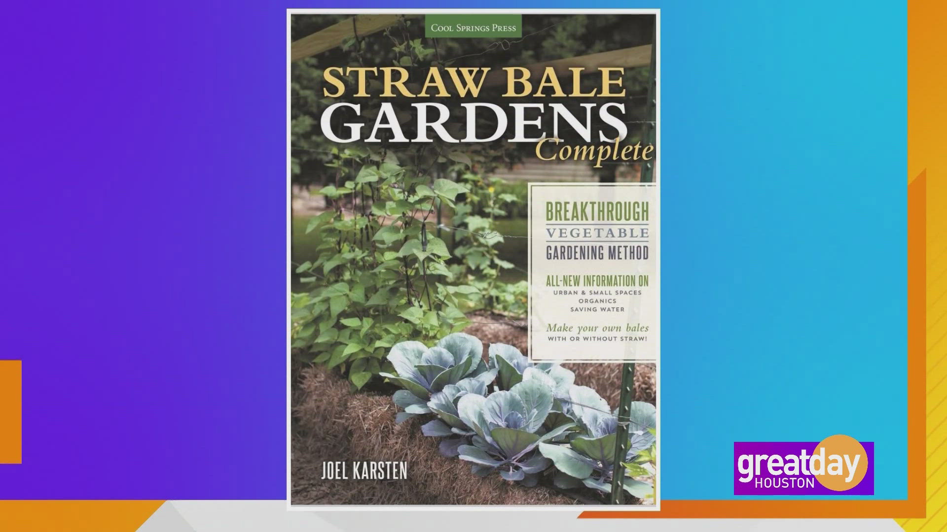 If you don't have a traditional yard to grow the vegetables you love, you can still make your own garden using straw bale.