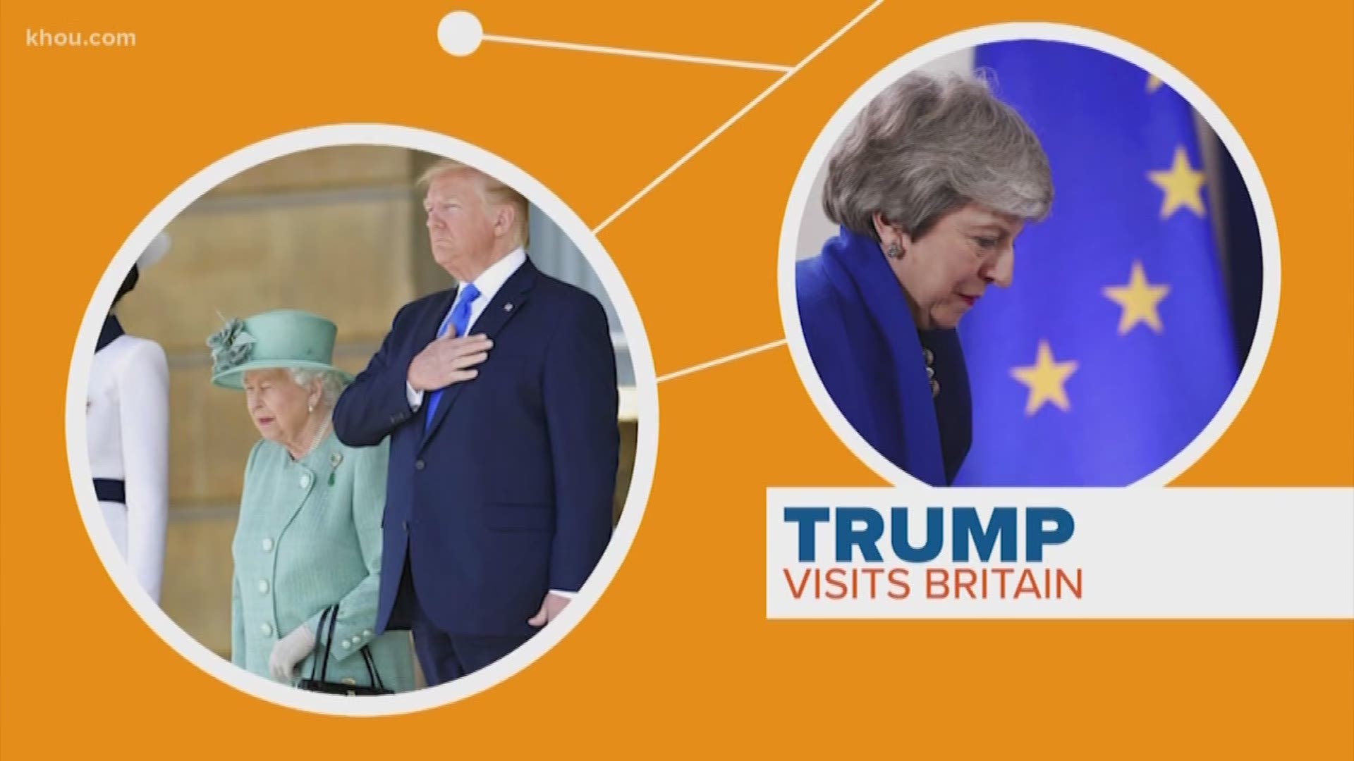 The focus shifts to policy today as President Trump meets with British Prime Minister Theresa May this morning. Two things that will likely come up – Brexit, and May's departure this week. Stephanie Whitfield connects the dots.