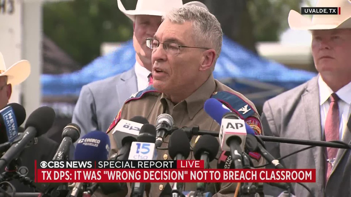 'This is tragic' | Head of Texas DPS gets emotional about Uvalde school shooting during briefing